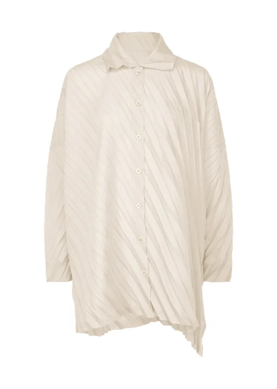 ANGLE PLEATS SHIRT made by Issey Miyake