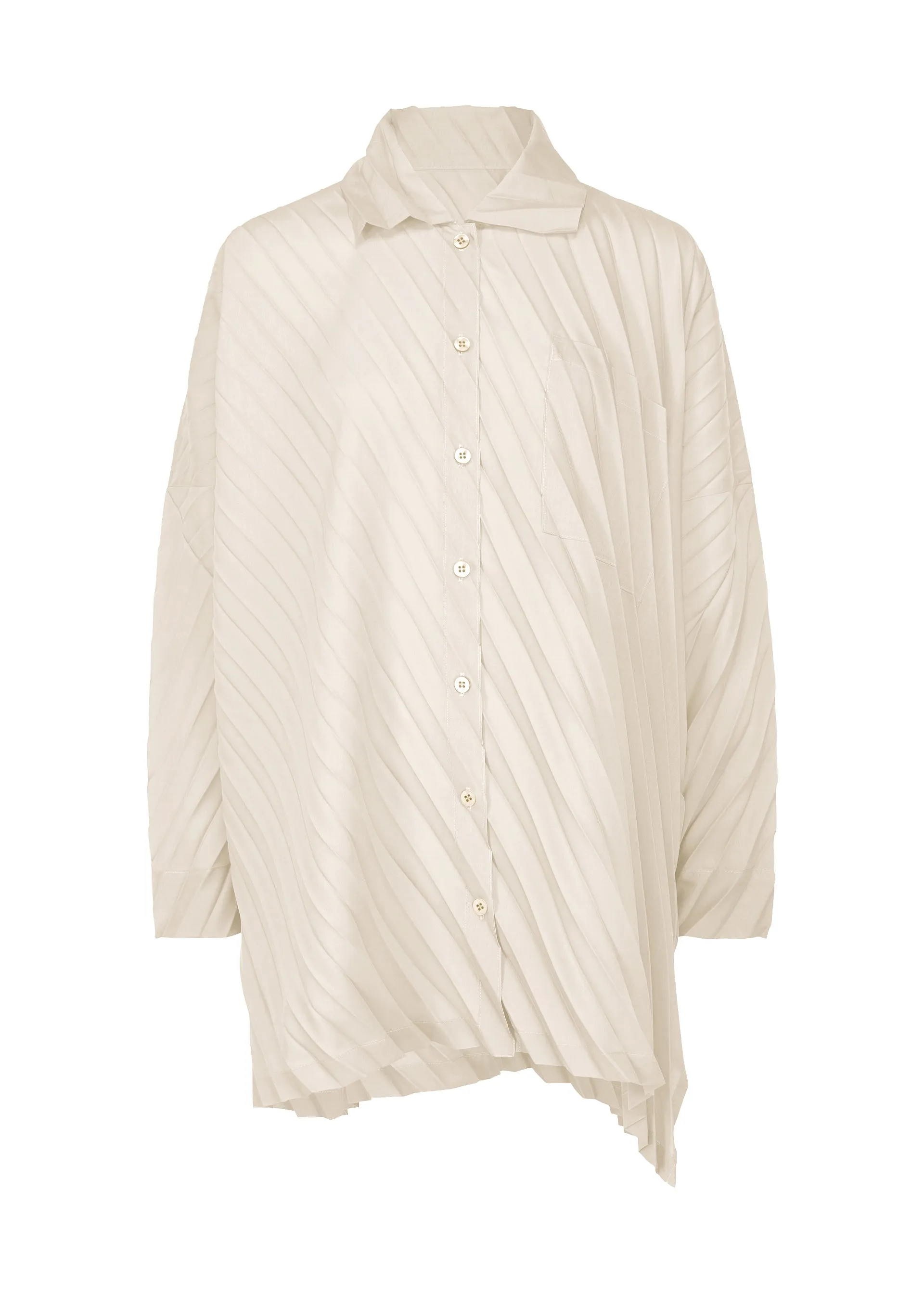 ANGLE PLEATS SHIRT sold by Issey Miyake