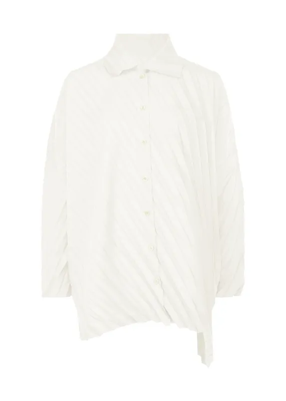 ANGLE PLEATS SHIRT sold by Issey Miyake