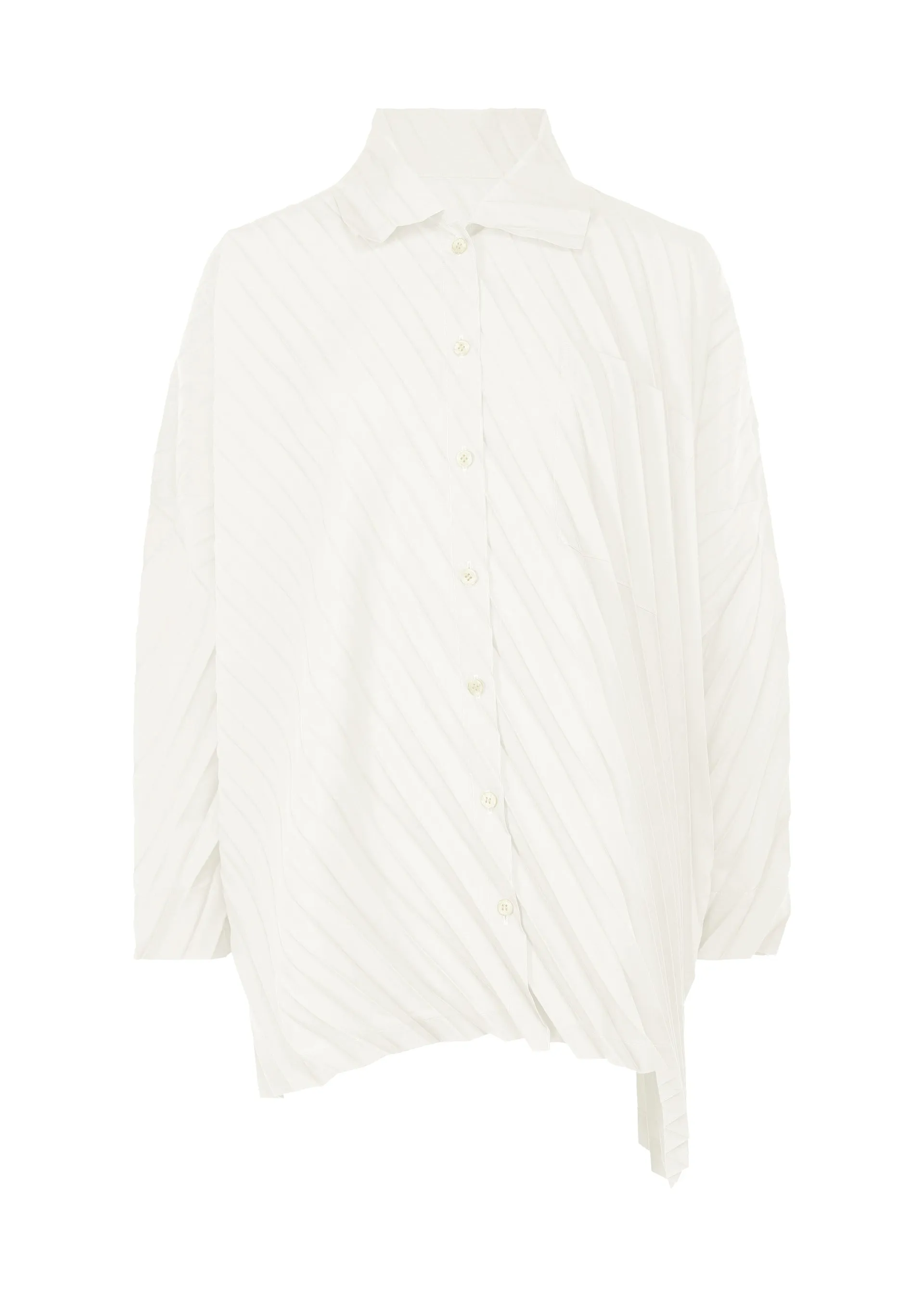 ANGLE PLEATS SHIRT sold by Issey Miyake