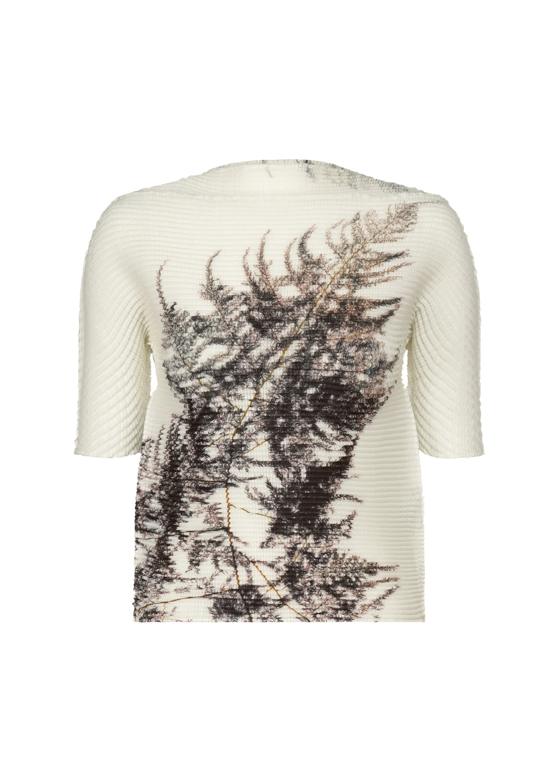 PRESSED FLORA PLEATS TOP | Parallel