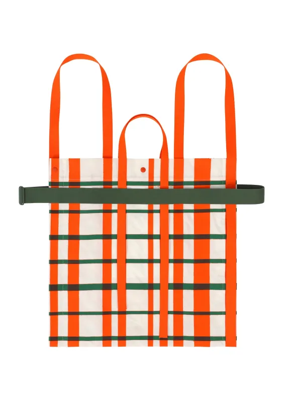 WINDSWEPT PLAID BAG made by Issey Miyake