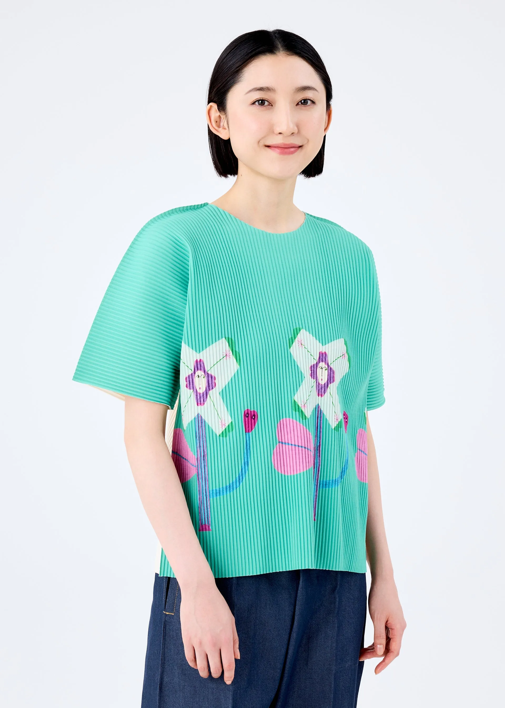 OHANA FINE KNIT PLEATS T sold by Issey Miyake product image thumbnail 5