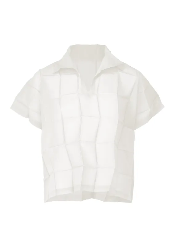 DICE PLEATS SHIRT made by Issey Miyake