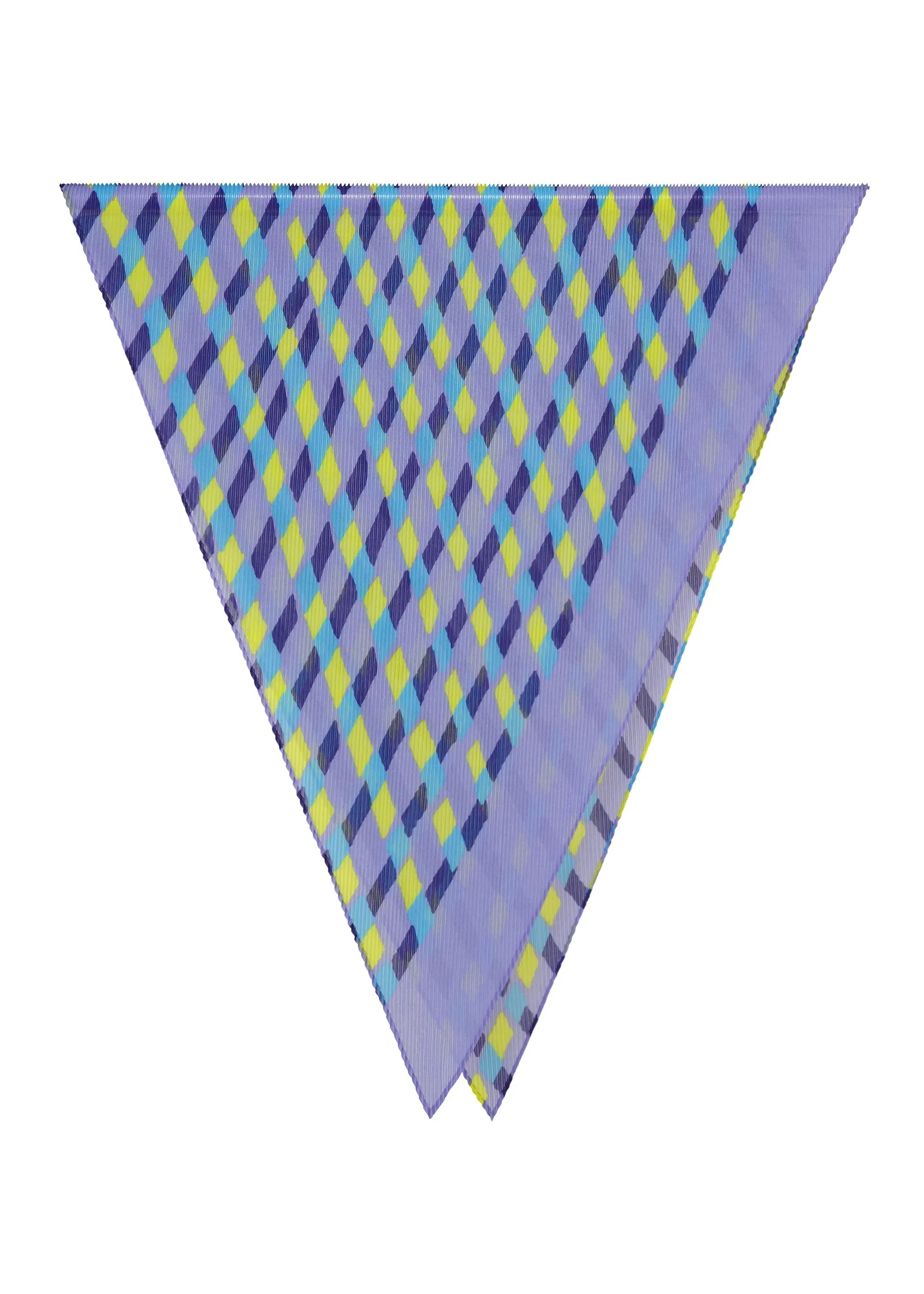 DRAWING CHECK PLEATS STOLE sold by Issey Miyake product image thumbnail 3