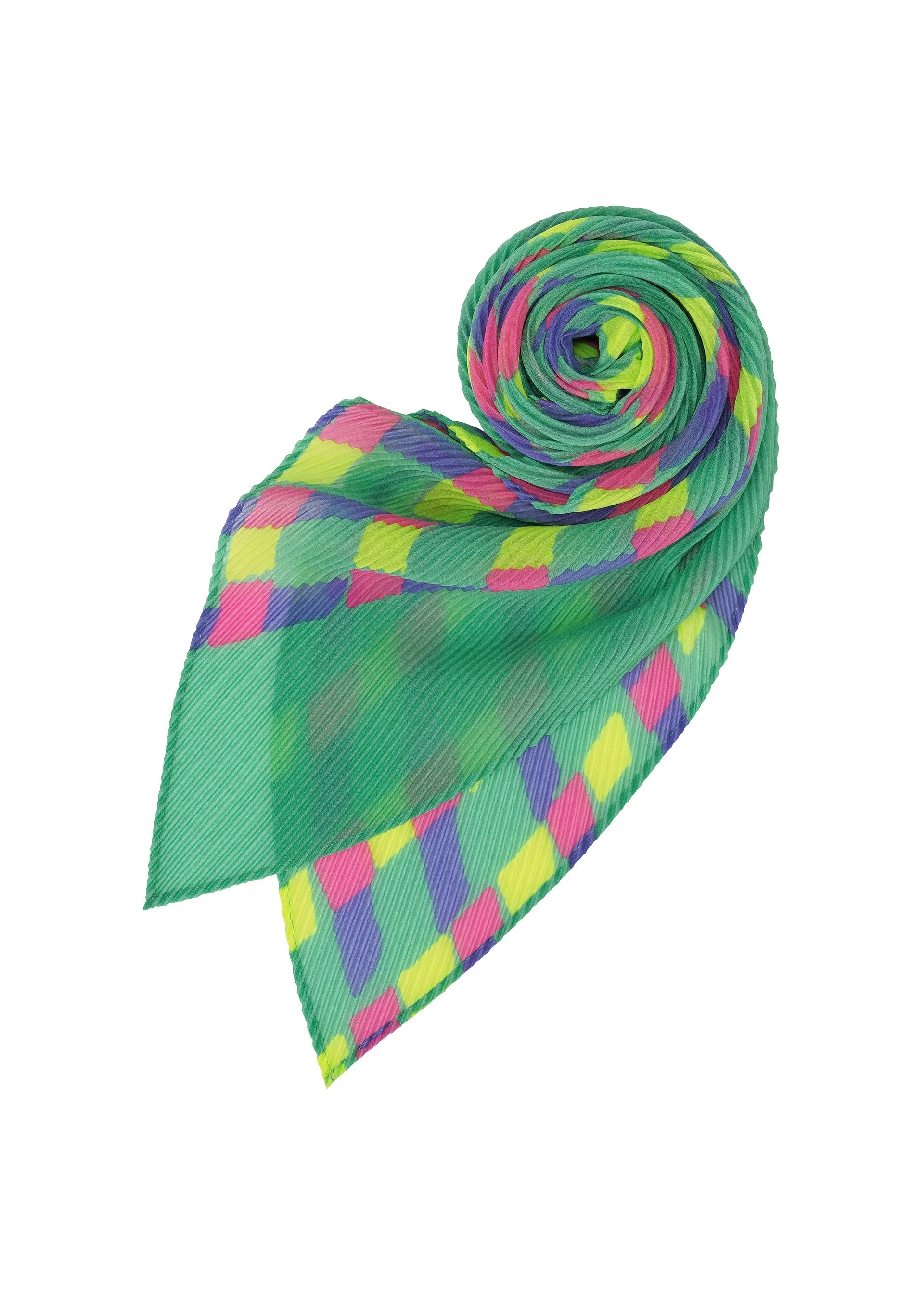 DRAWING CHECK PLEATS STOLE sold by Issey Miyake product image thumbnail 4