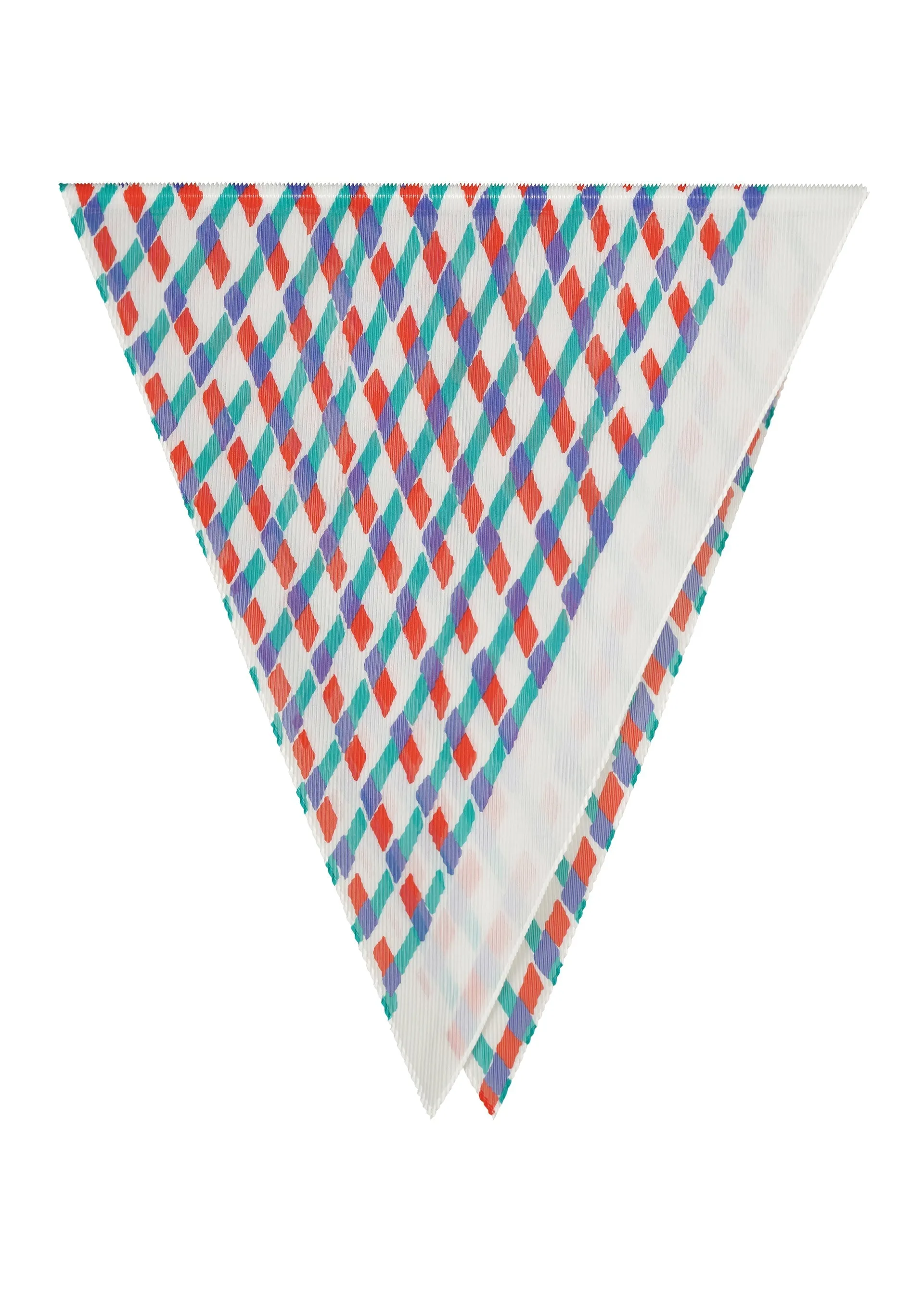 DRAWING CHECK PLEATS STOLE sold by Issey Miyake