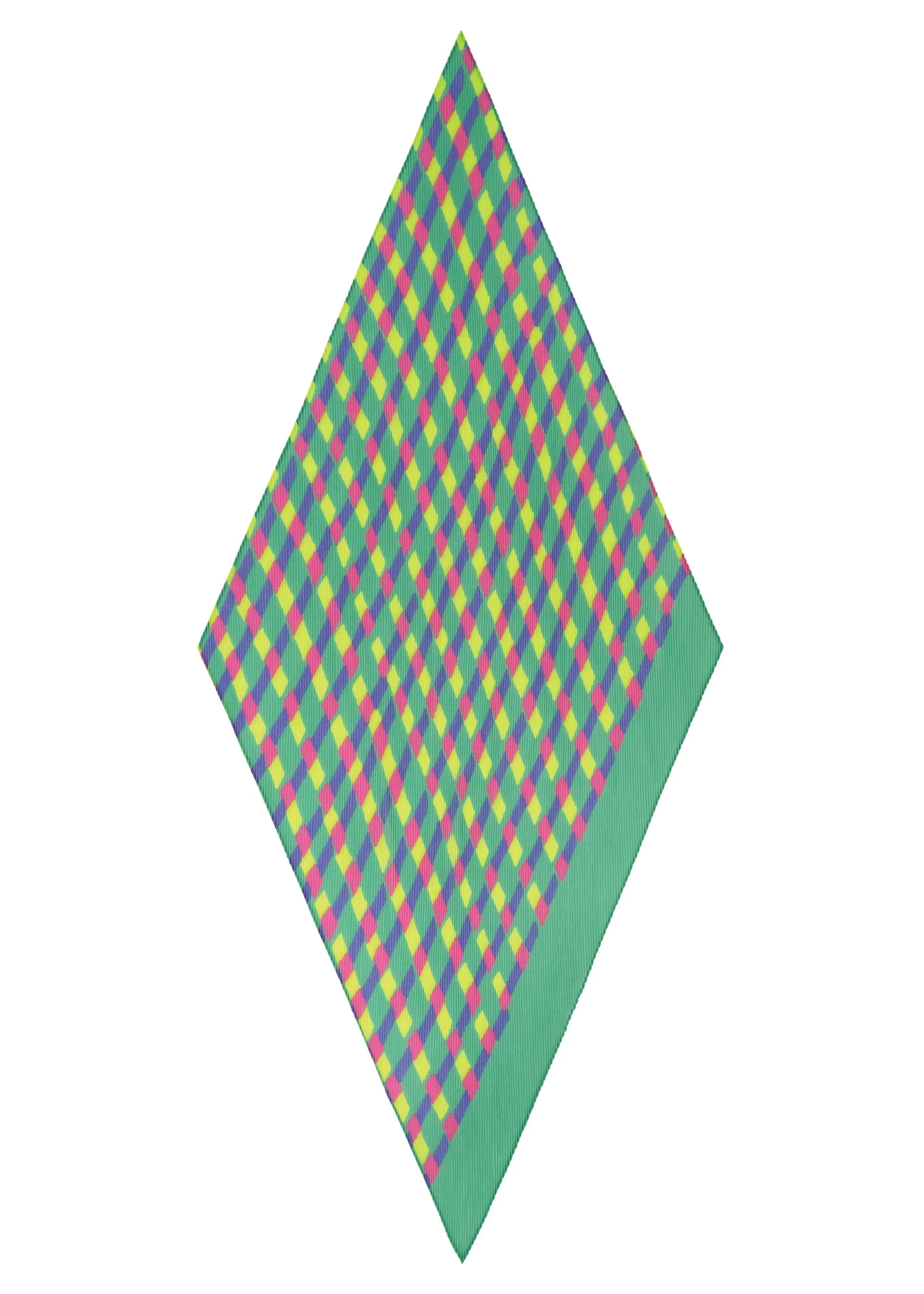 DRAWING CHECK PLEATS STOLE sold by Issey Miyake product image thumbnail 5