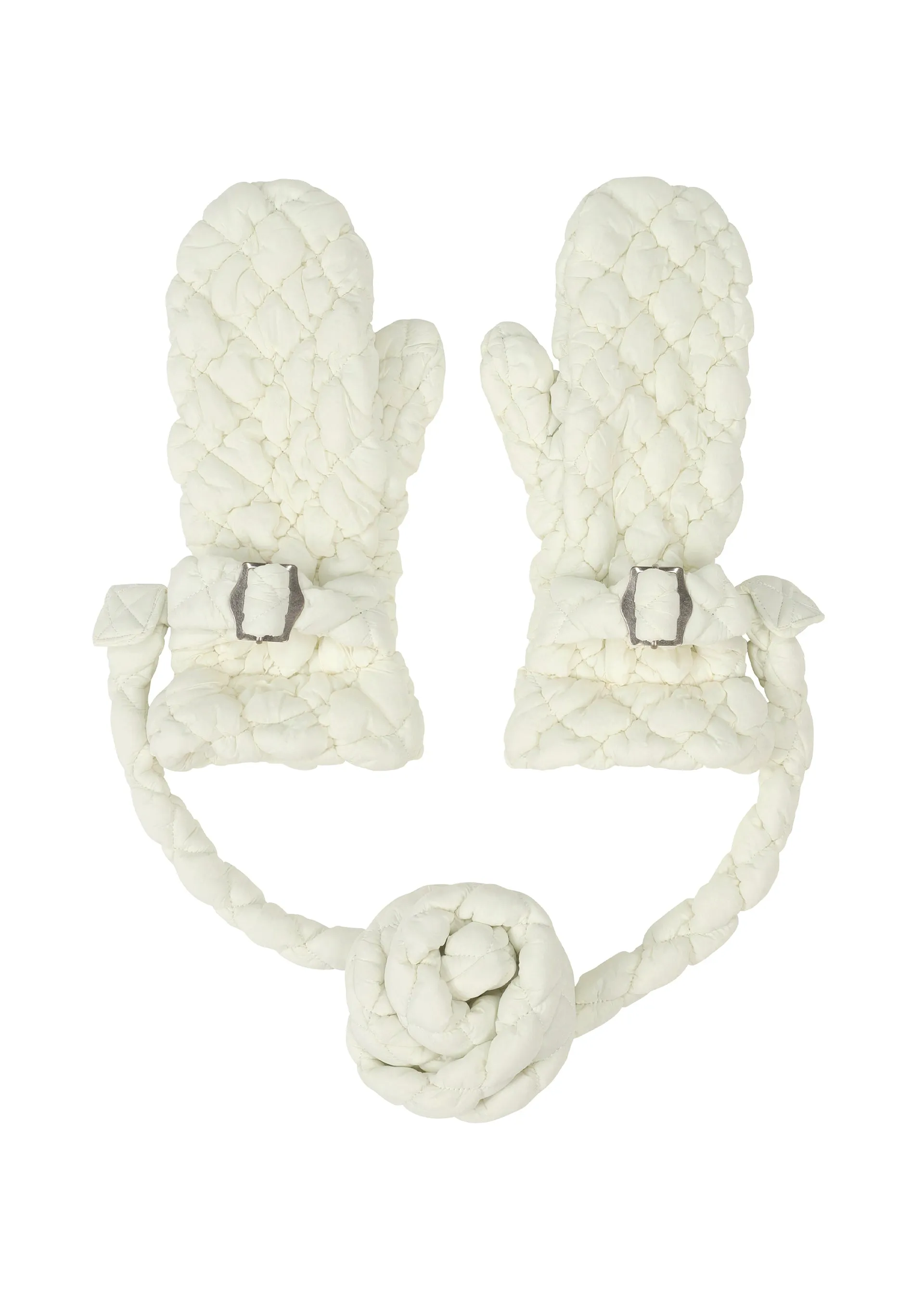 QUILTED STRETCH MITTENS sold by Issey Miyake