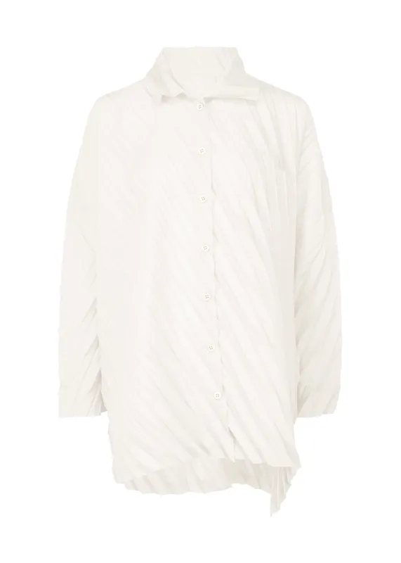 ANGLE PLEATS SHIRT sold by Issey Miyake