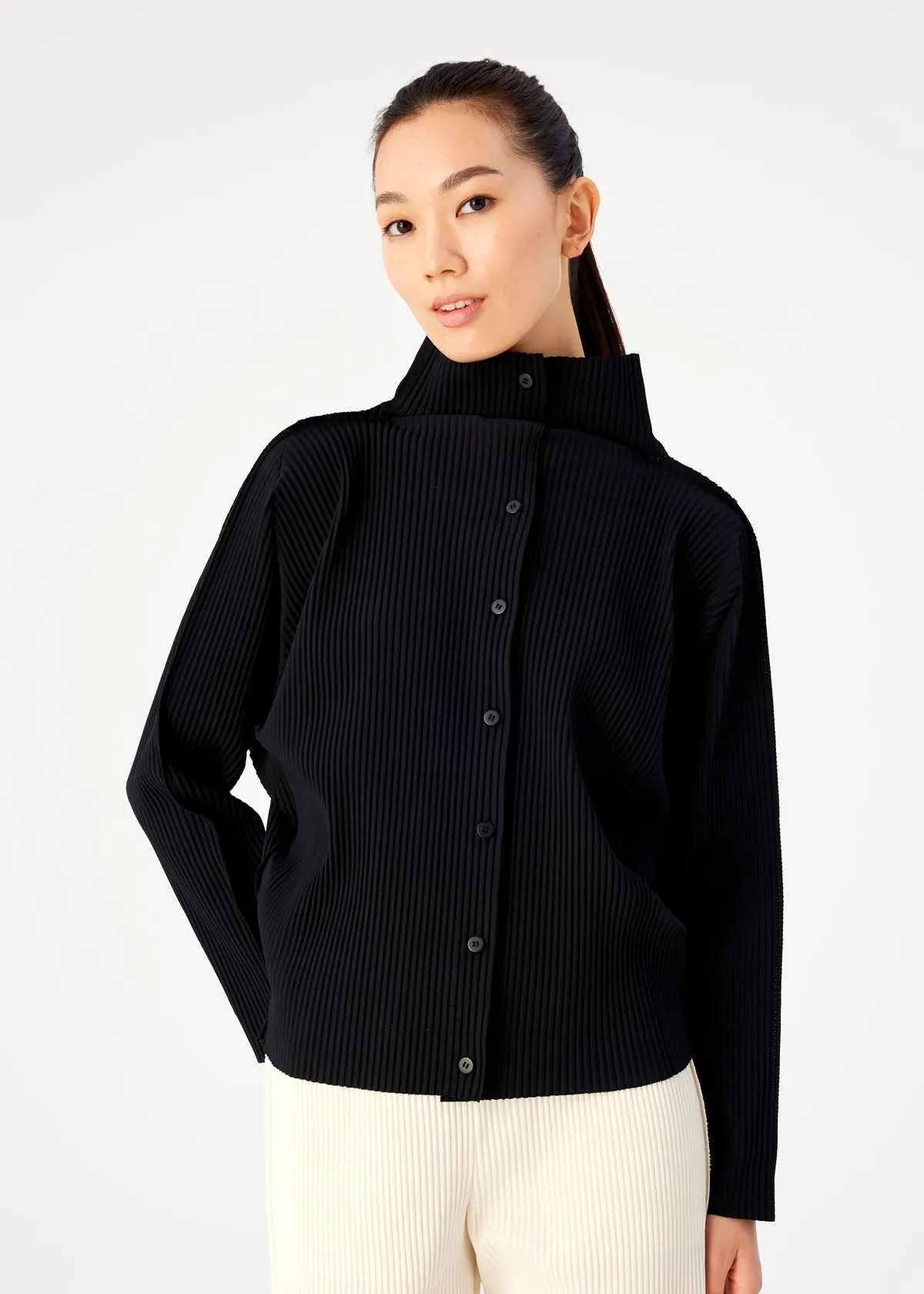FINE KNIT PLEATS BLACK sold by Issey Miyake product image thumbnail 3