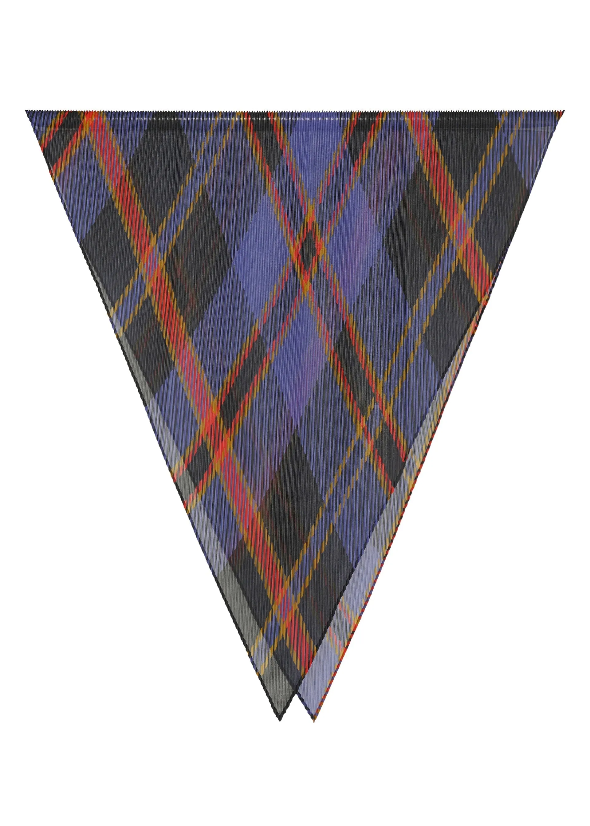 TARTAN CHECK PLEATS STOLE sold by Issey Miyake
