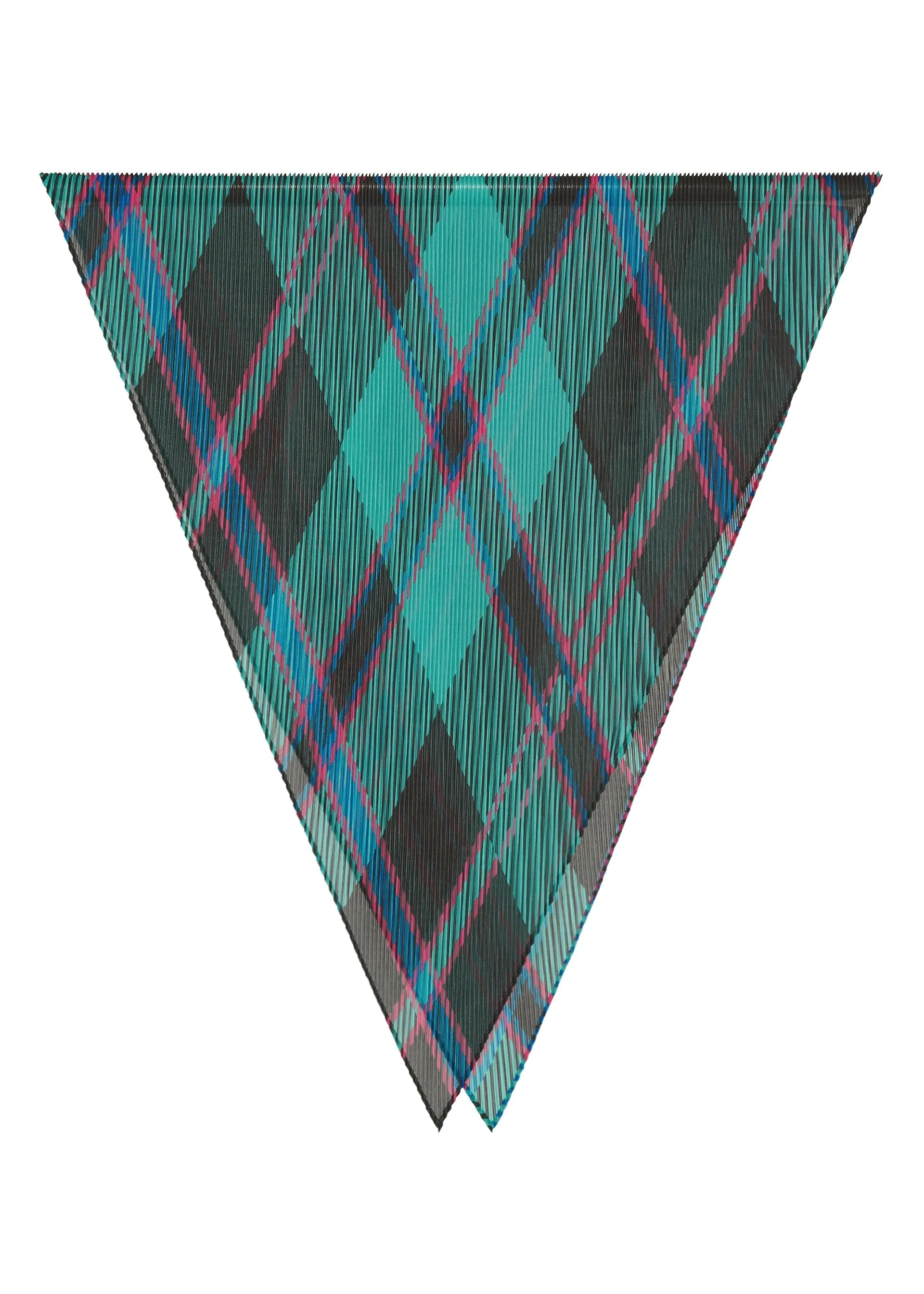 TARTAN CHECK PLEATS STOLE sold by Issey Miyake product image thumbnail 3