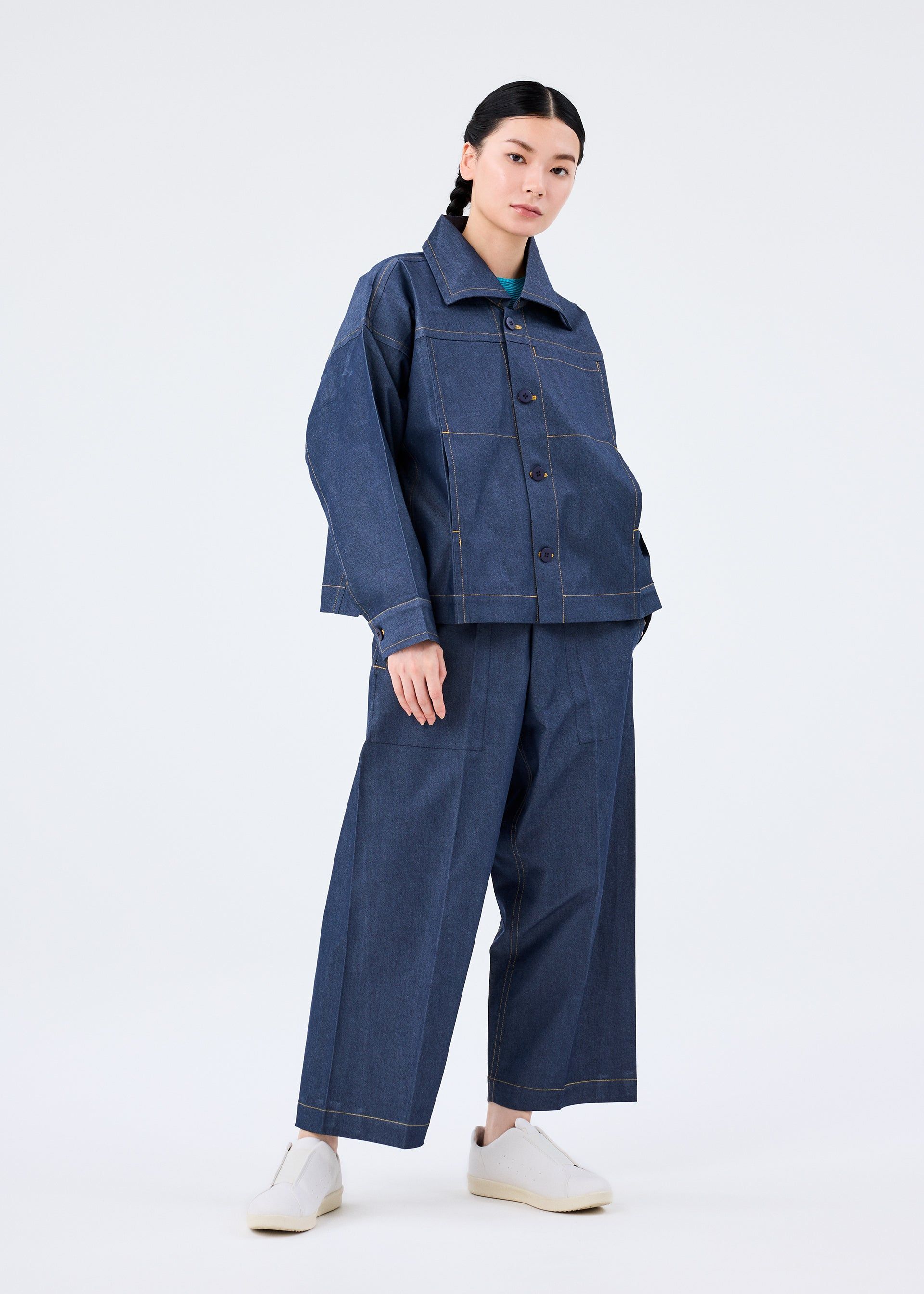 FLAT DENIM JACKET sold by Issey Miyake product image thumbnail 4