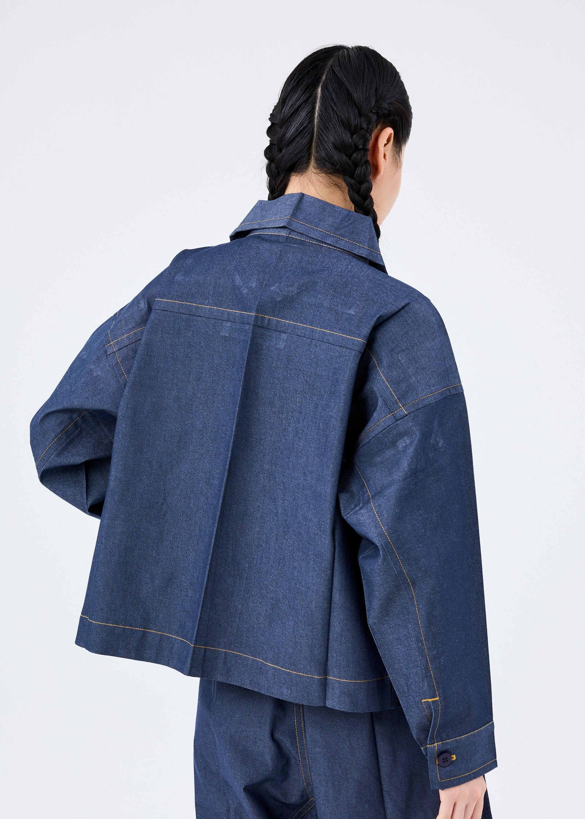 FLAT DENIM JACKET sold by Issey Miyake product image thumbnail 3