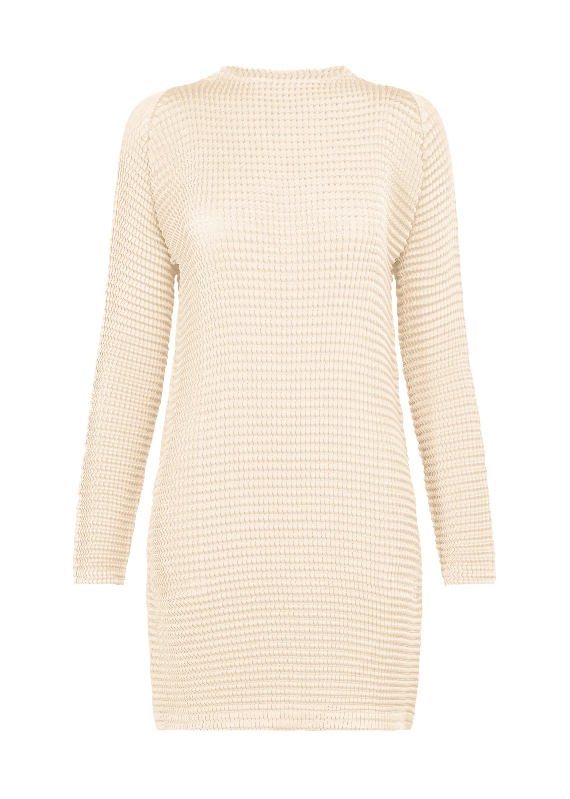 SUEDE LIKE PLEATS DRESS sold by Issey Miyake