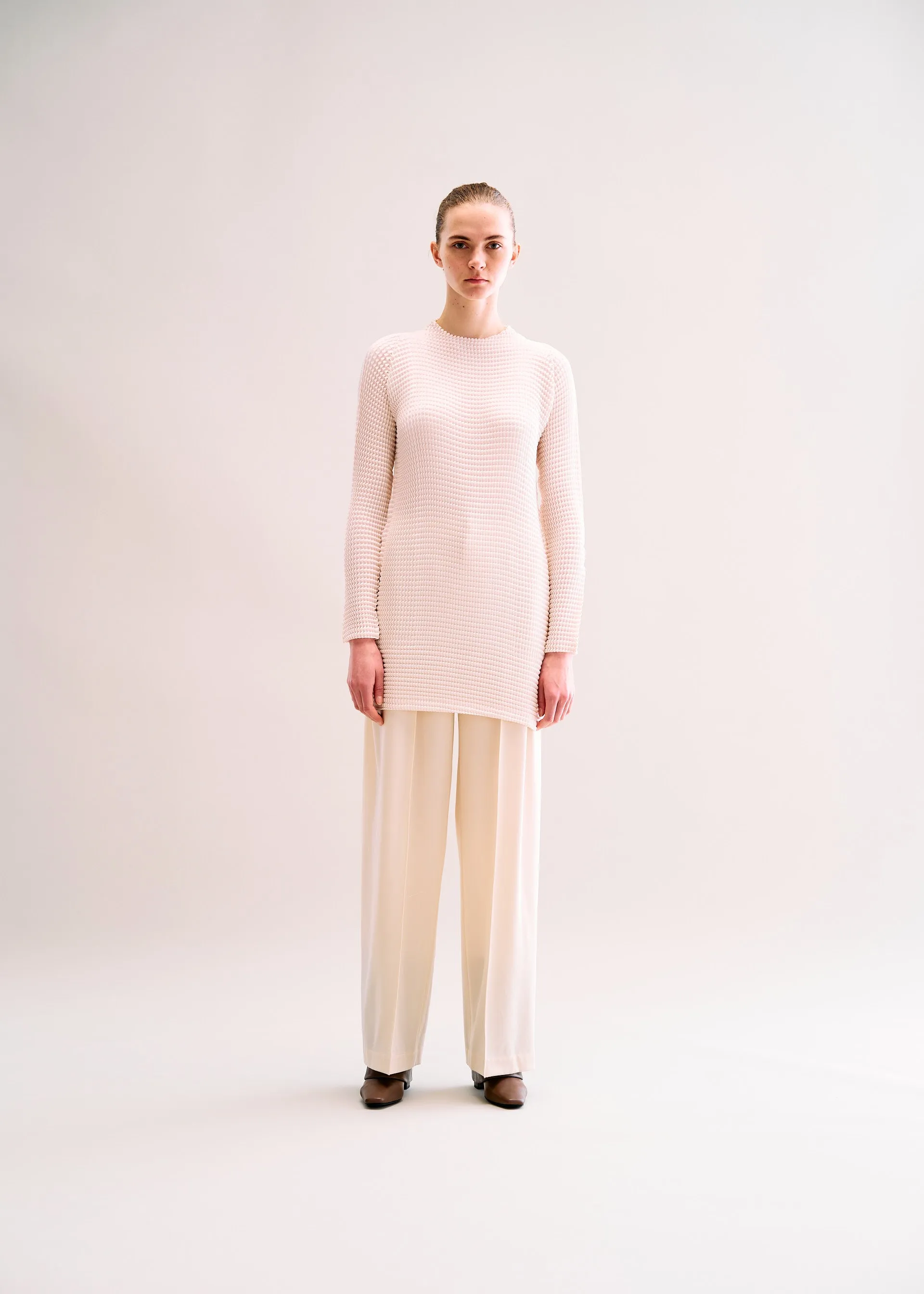 SUEDE LIKE PLEATS DRESS sold by Issey Miyake product image thumbnail 2