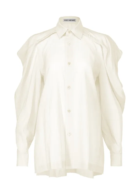 R SHIRT SHEER made by Issey Miyake