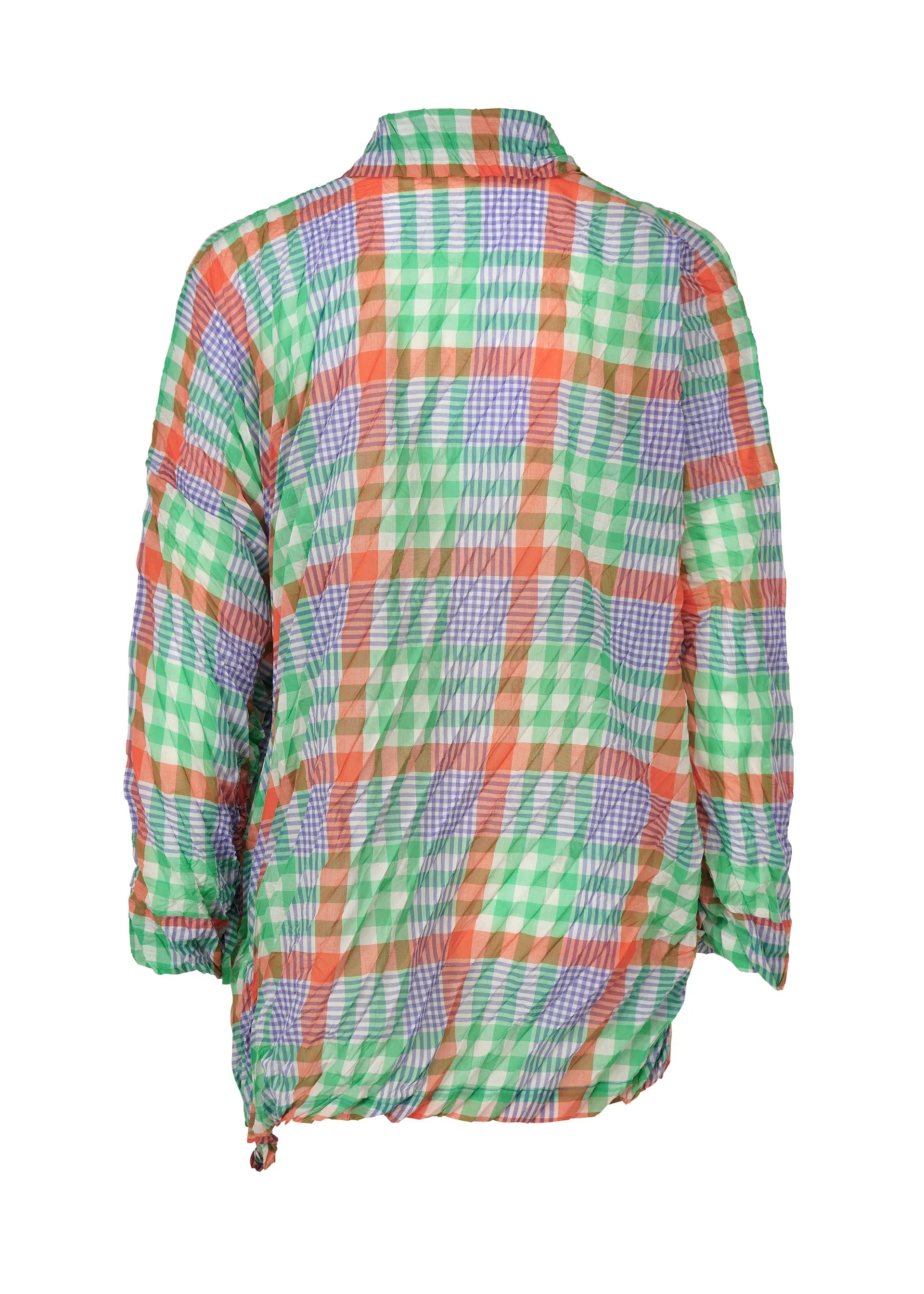 CHECK WHIPPED PLEATS SHIRT sold by Issey Miyake product image thumbnail 3