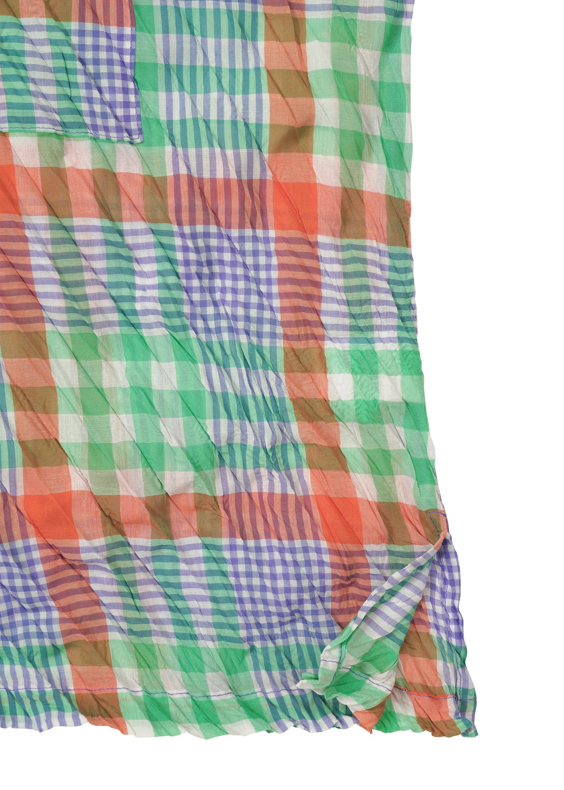 CHECK WHIPPED PLEATS SHIRT sold by Issey Miyake product image thumbnail 4