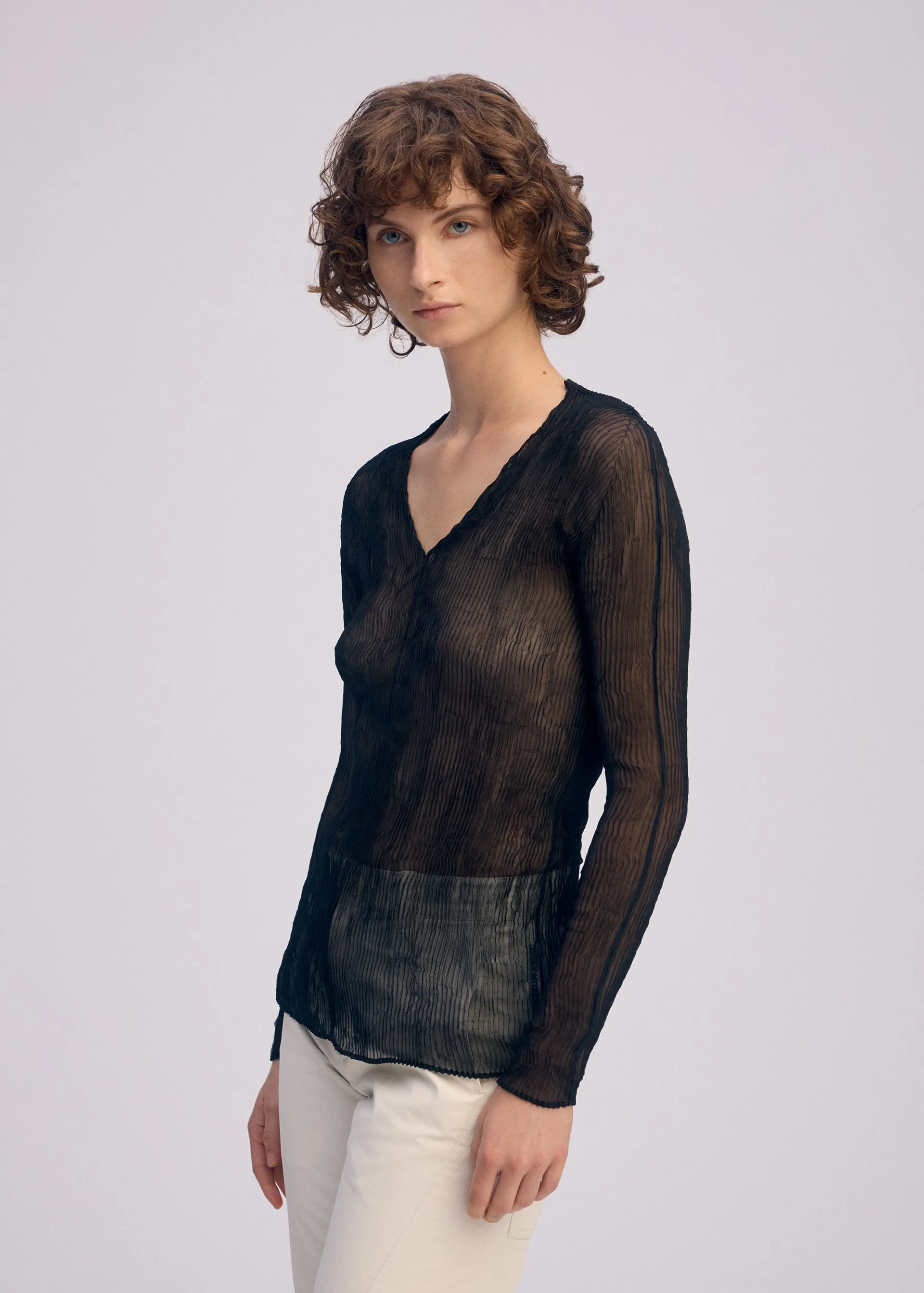 CHIFFON TWIST BK/WT-66 sold by Issey Miyake product image thumbnail 5