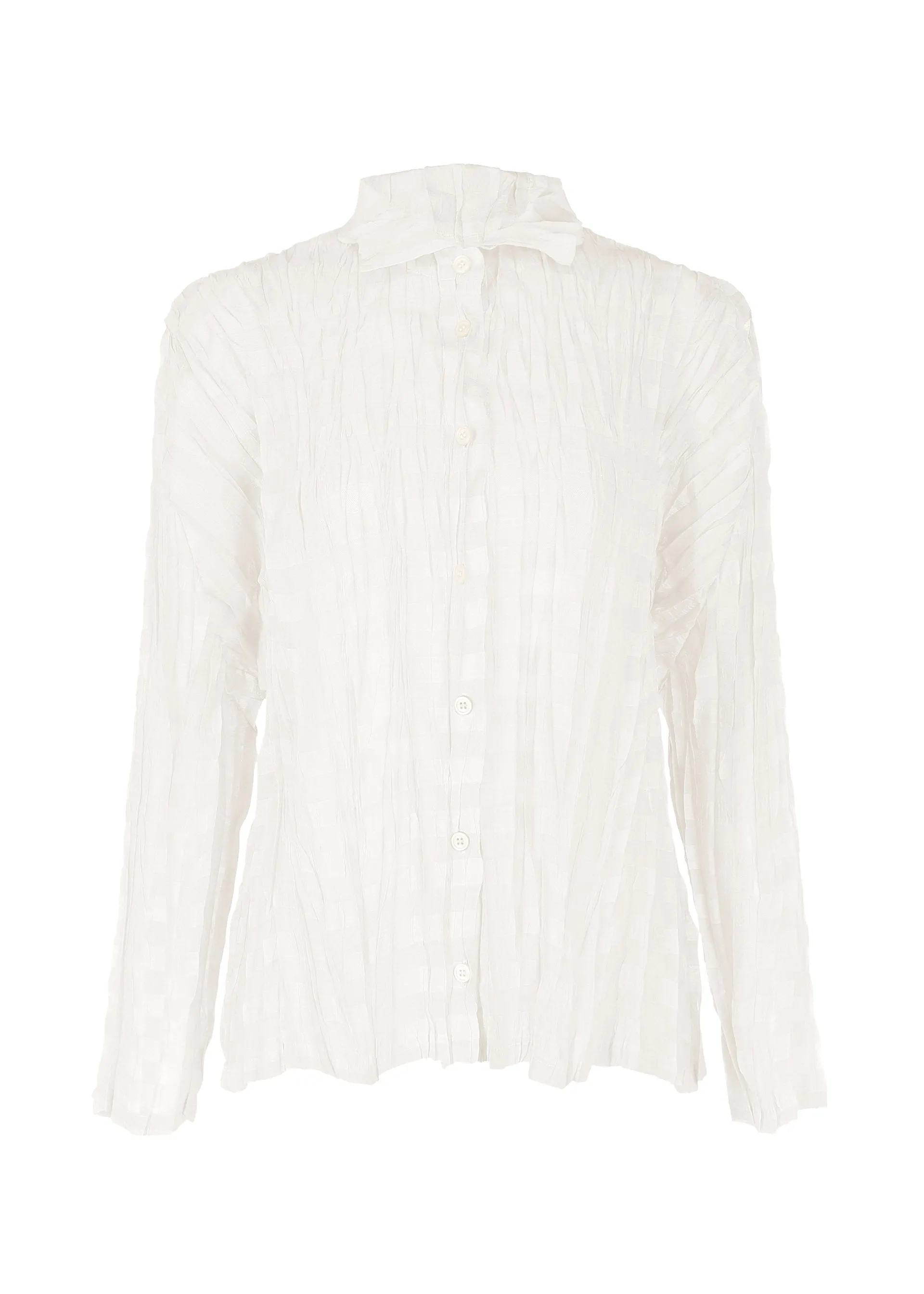 TWISTED BORDER SHIRT sold by Issey Miyake