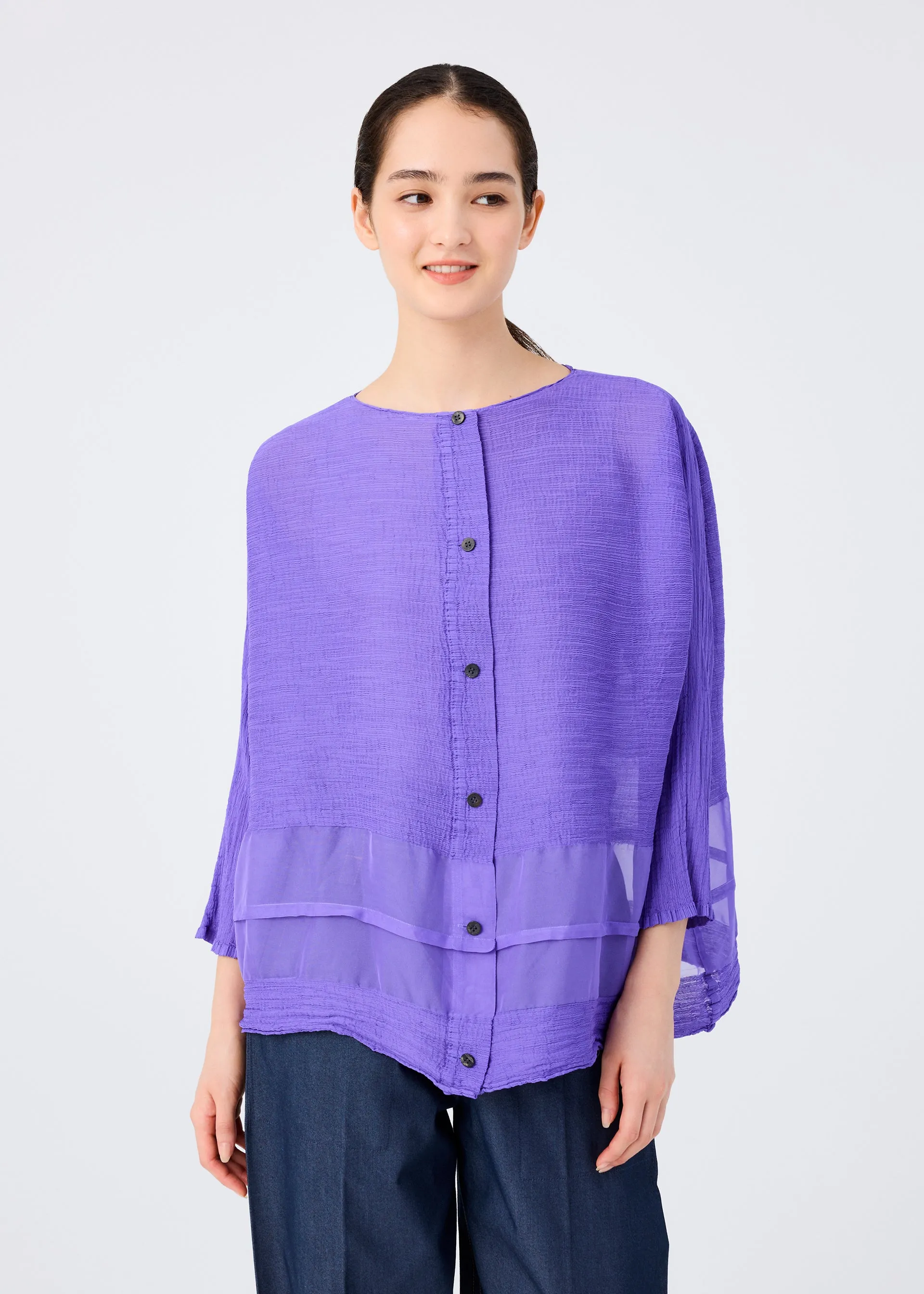 SHEER SEE-THROUGH CREPE sold by Issey Miyake product image thumbnail 5