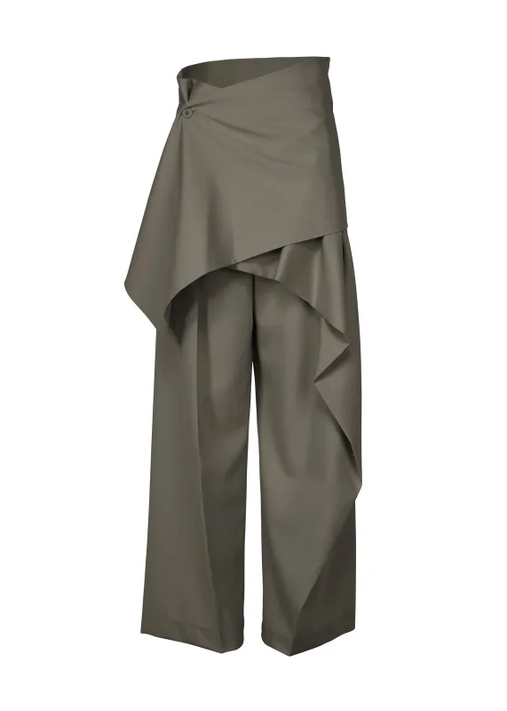 LUSTROUS WOOL PANTS made by Issey Miyake