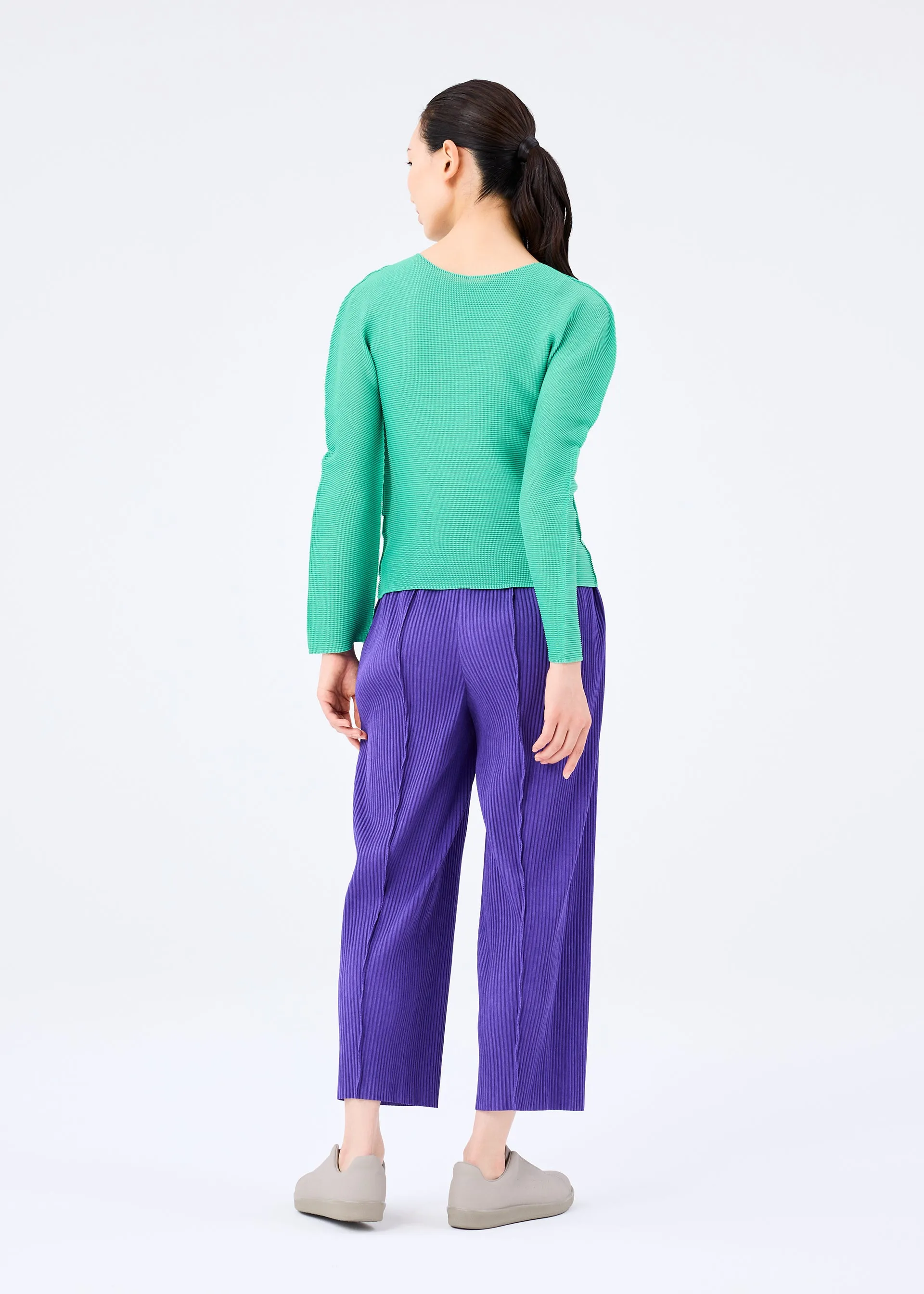 MIX FINE KNIT PLEATS BOTTOMS sold by Issey Miyake product image thumbnail 4