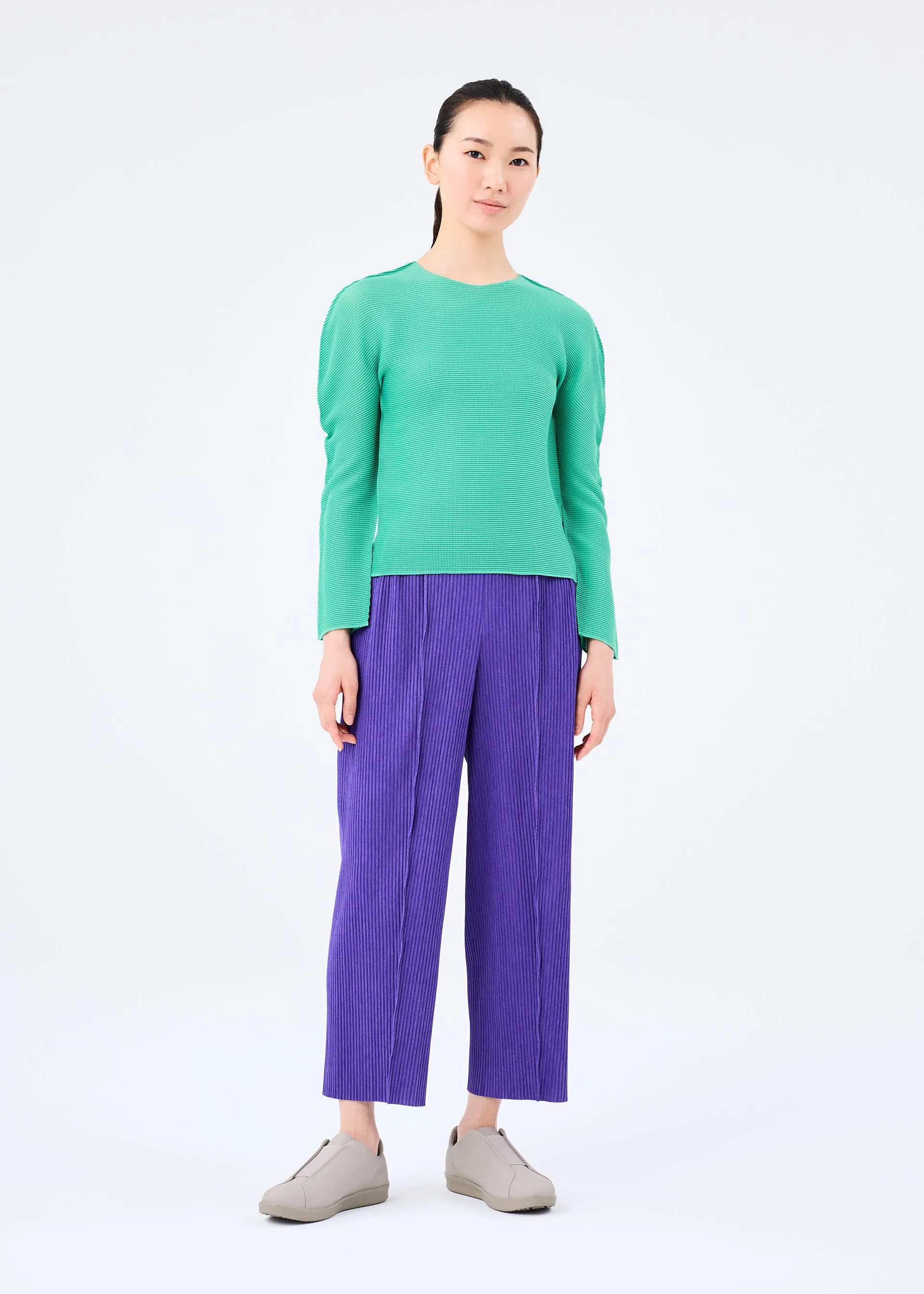 MIX FINE KNIT PLEATS BOTTOMS sold by Issey Miyake product image thumbnail 3