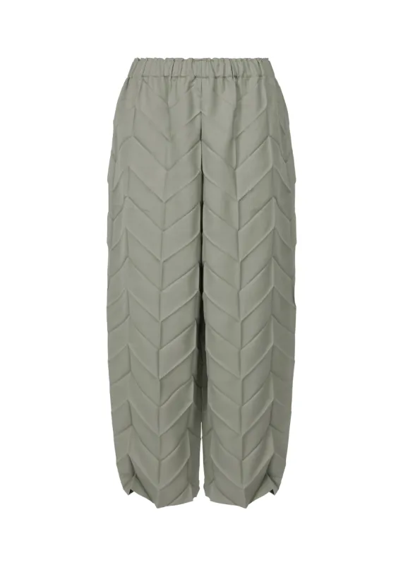 ZIG ZAG PLEATS BOTTOM PANTS made by Issey Miyake
