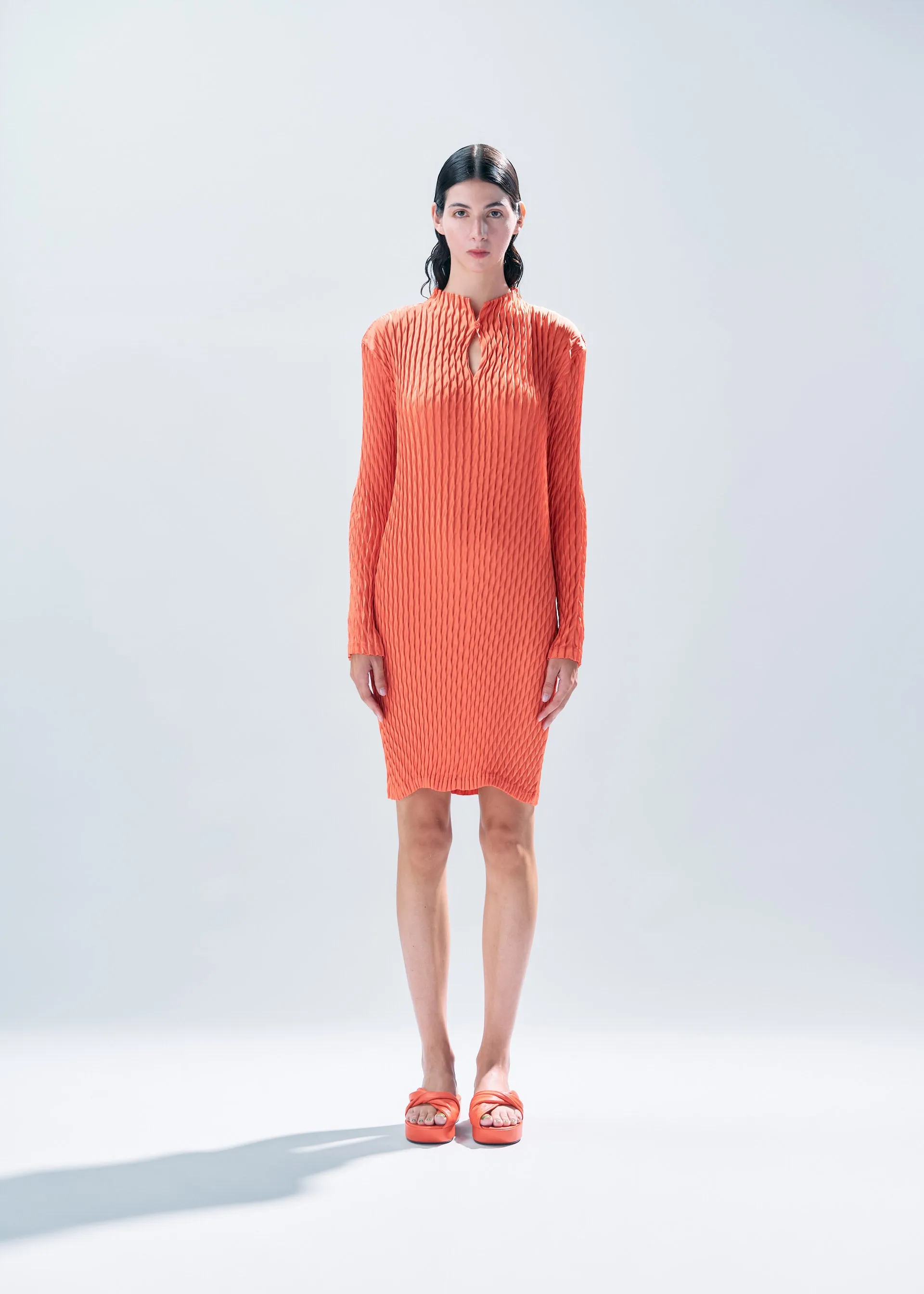 DIFFUSED PLEATS DRESS sold by Issey Miyake product image thumbnail 3