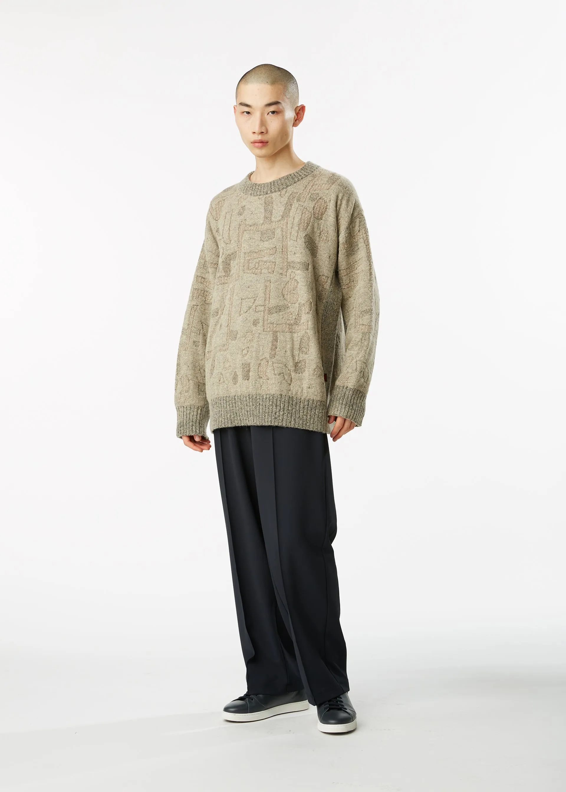 GEOMETRIC KNIT SWEATER sold by Issey Miyake product image thumbnail 5