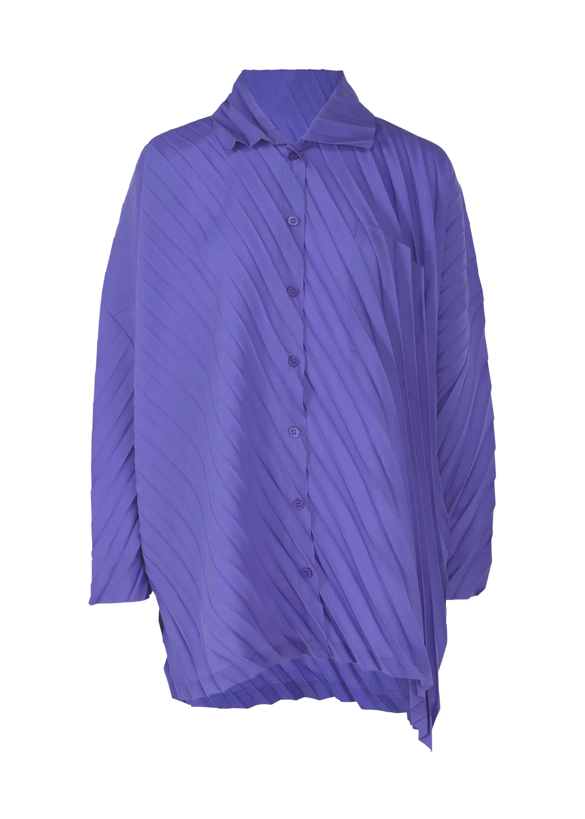 ANGLE PLEATS SHIRT TOP sold by Issey Miyake product image thumbnail 3