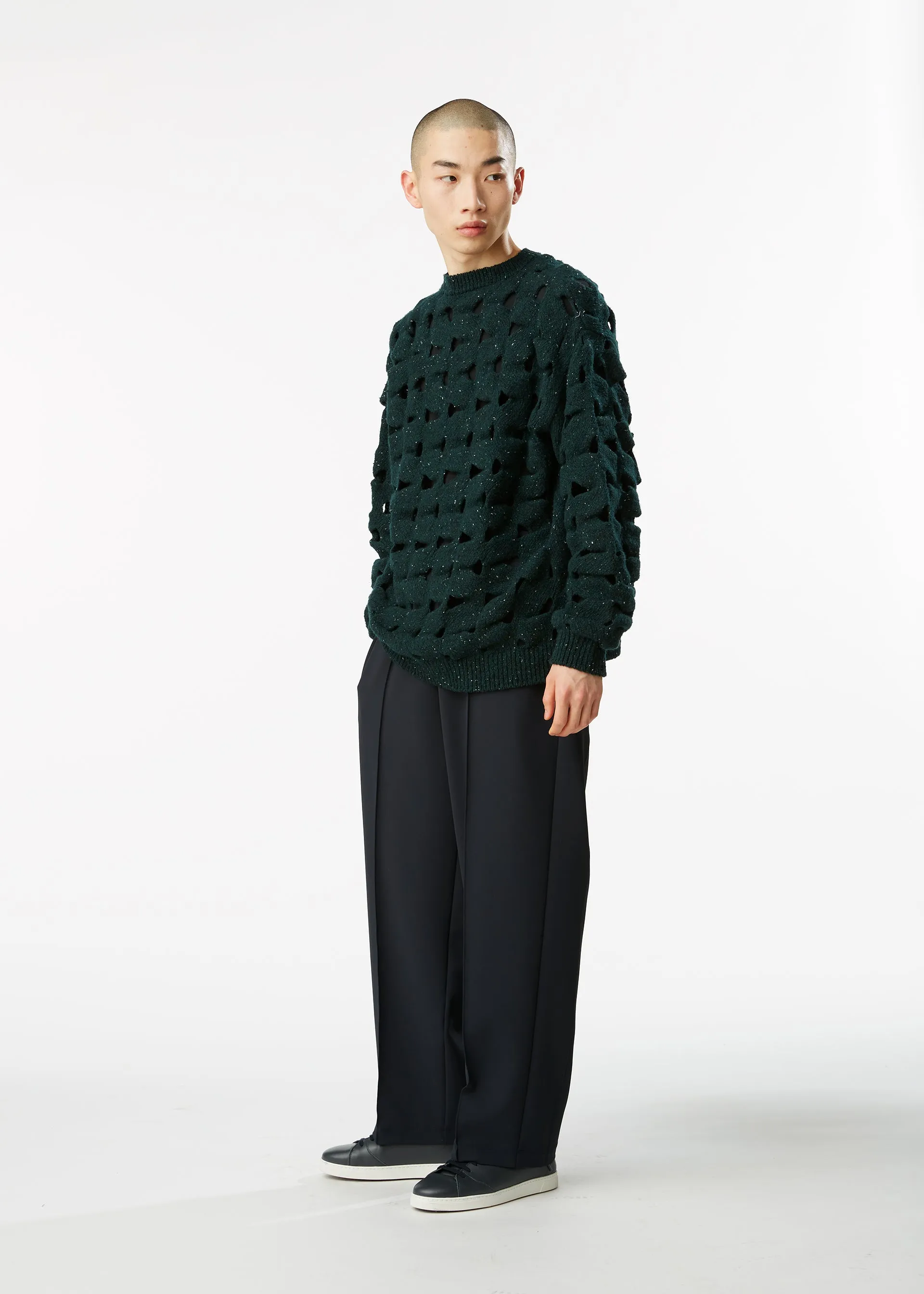 WOOL NEST KNIT SWEATER sold by Issey Miyake product image thumbnail 3