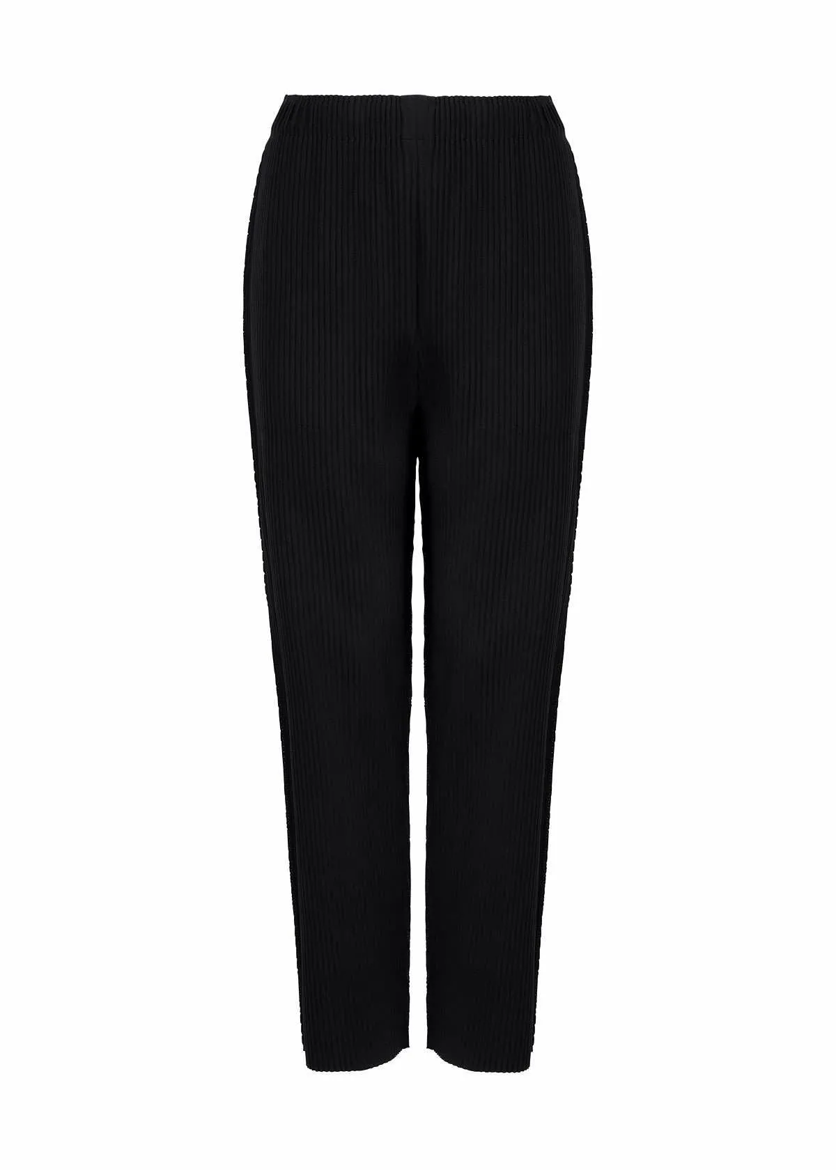 FINE KNIT PLEATS BLACK PANTS sold by Issey Miyake