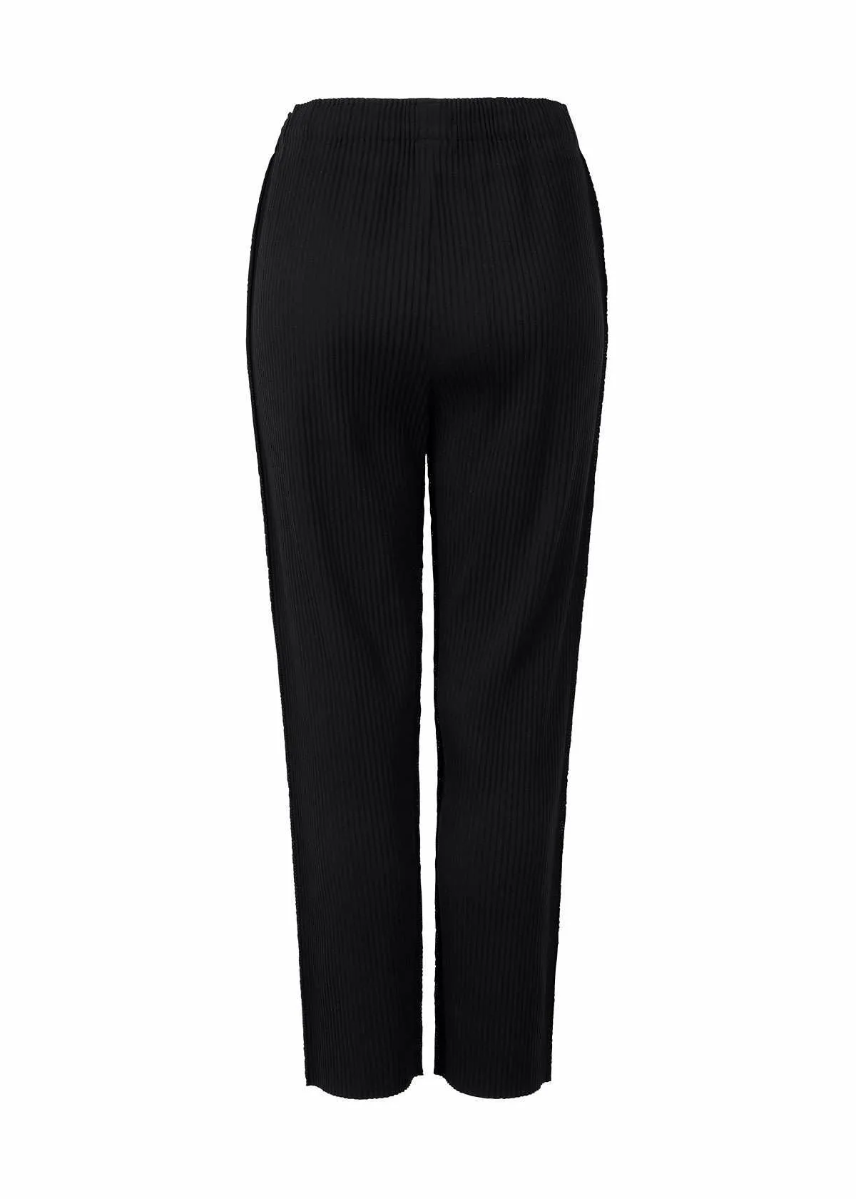 FINE KNIT PLEATS BLACK PANTS sold by Issey Miyake product image thumbnail 2