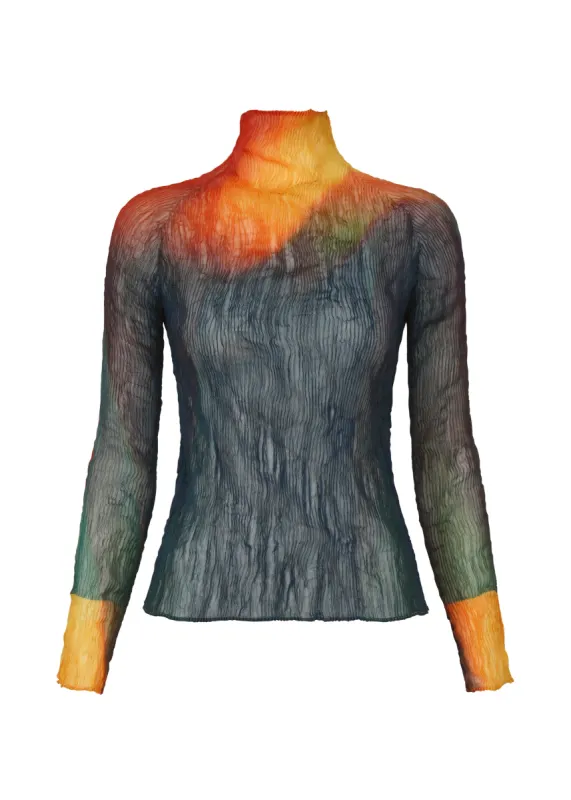 LIGHT LEAK CHIFFON TWIST TOP sold by Issey Miyake