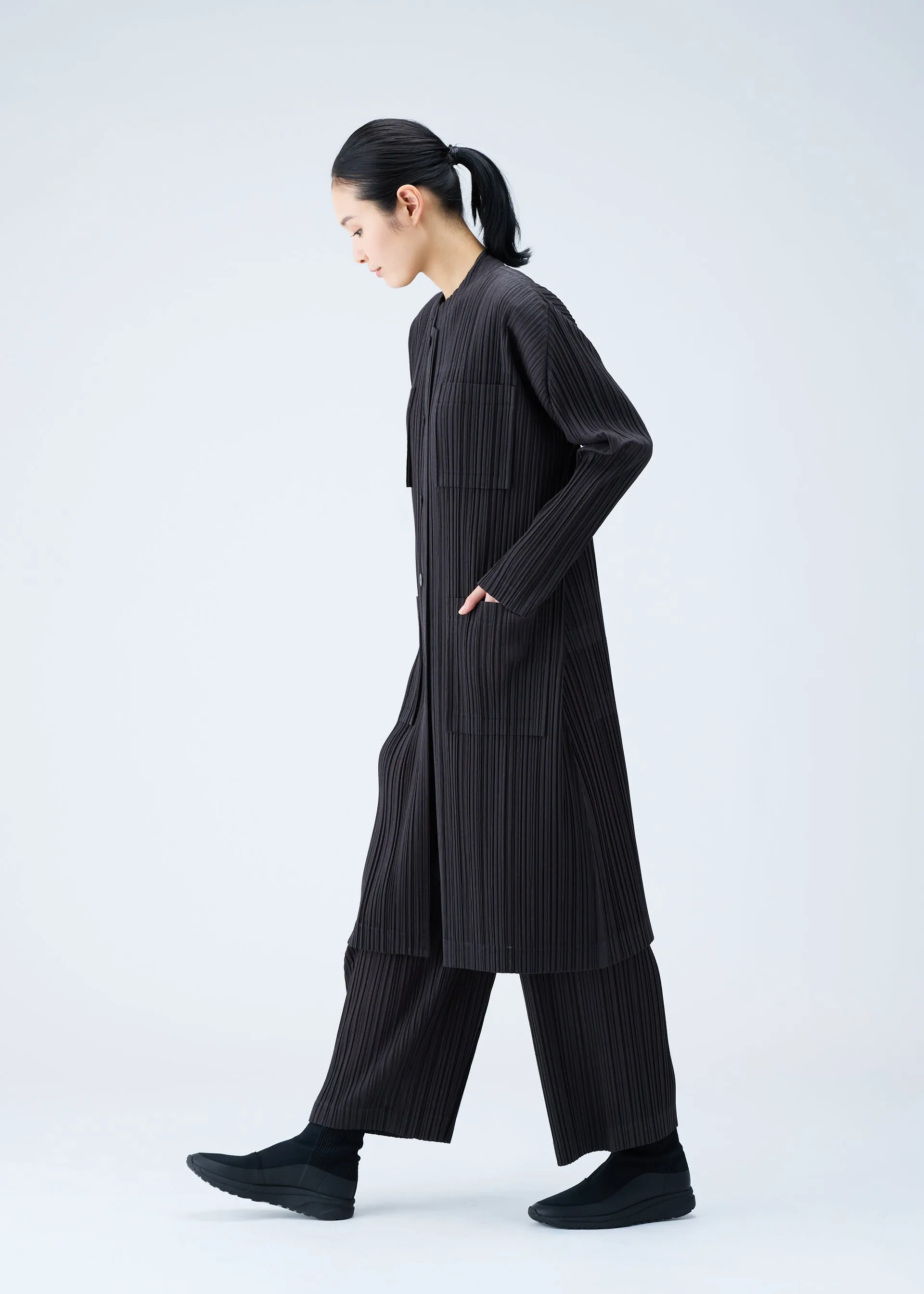 RAMIE PLEATS COAT sold by Issey Miyake product image thumbnail 3