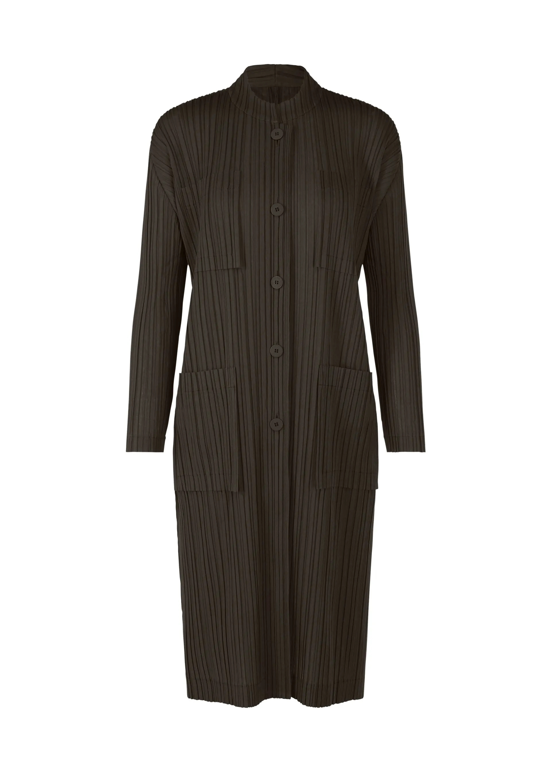 RAMIE PLEATS COAT sold by Issey Miyake