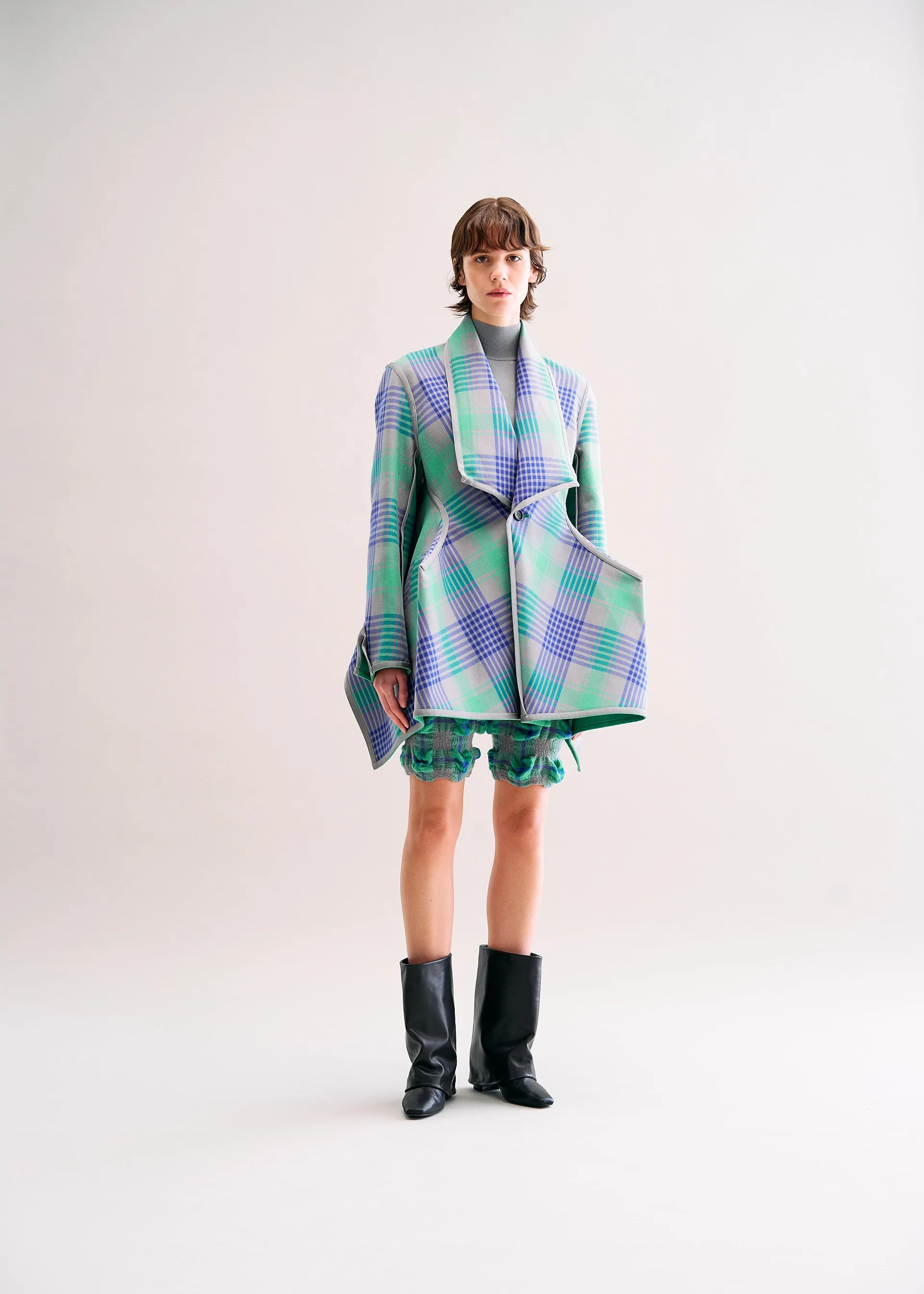 COUNTERPOINT CHECK JACKET sold by Issey Miyake product image thumbnail 3