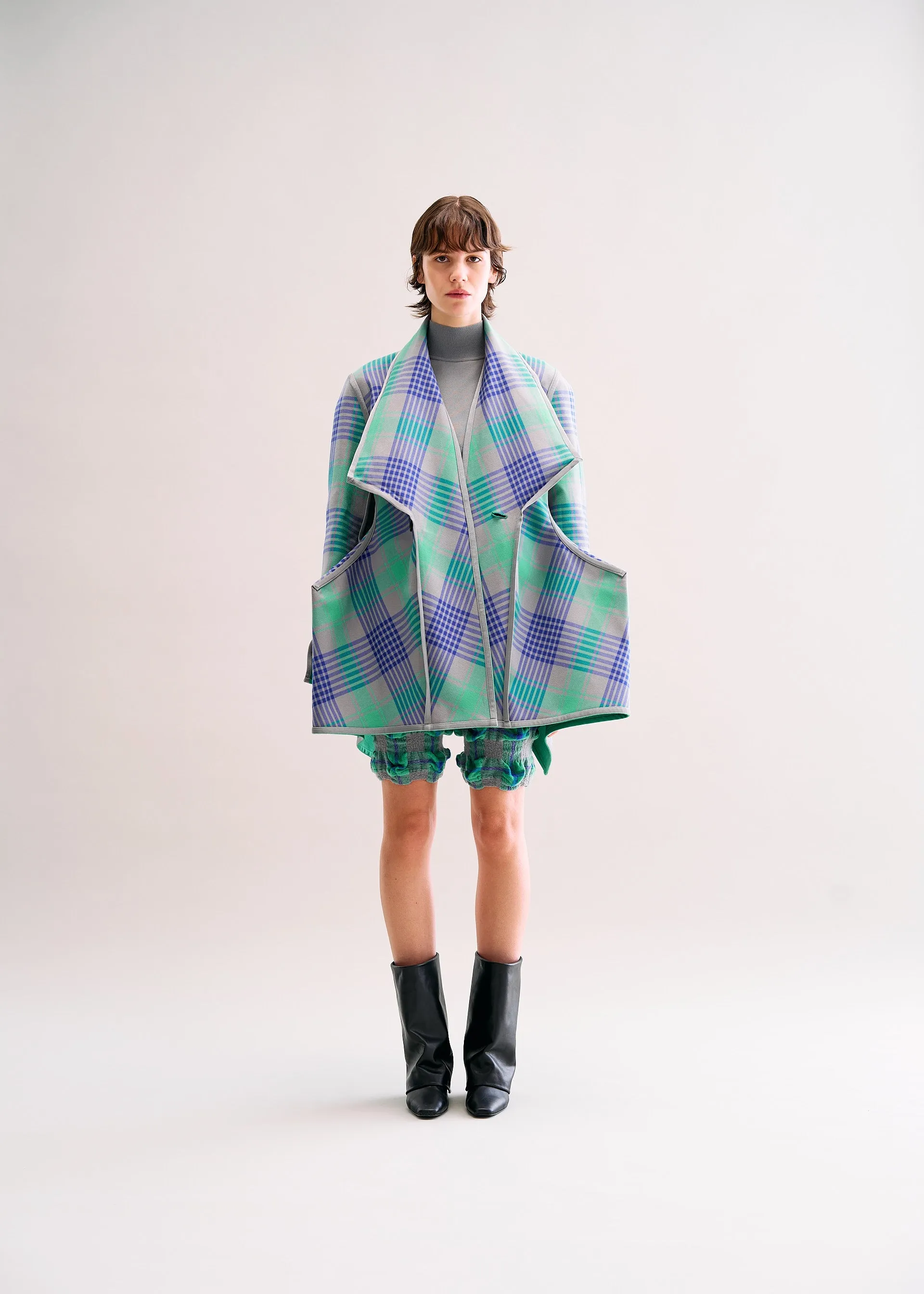 COUNTERPOINT CHECK JACKET sold by Issey Miyake product image thumbnail 2