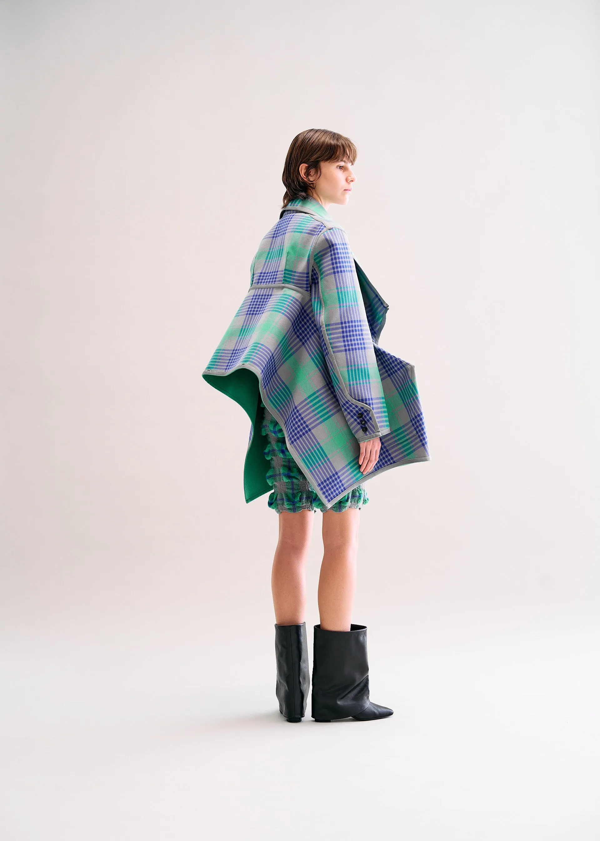 COUNTERPOINT CHECK JACKET sold by Issey Miyake product image thumbnail 4