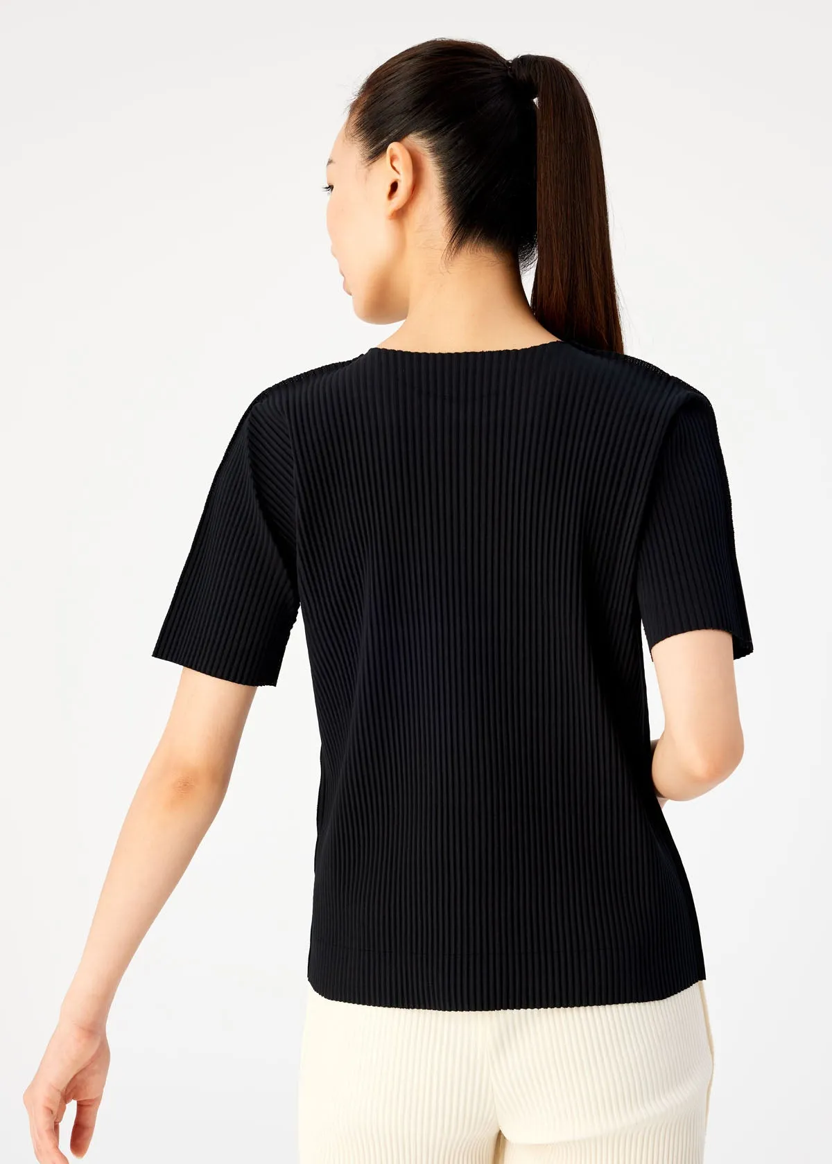 FINE KNIT PLEATS BLACK sold by Issey Miyake product image thumbnail 4