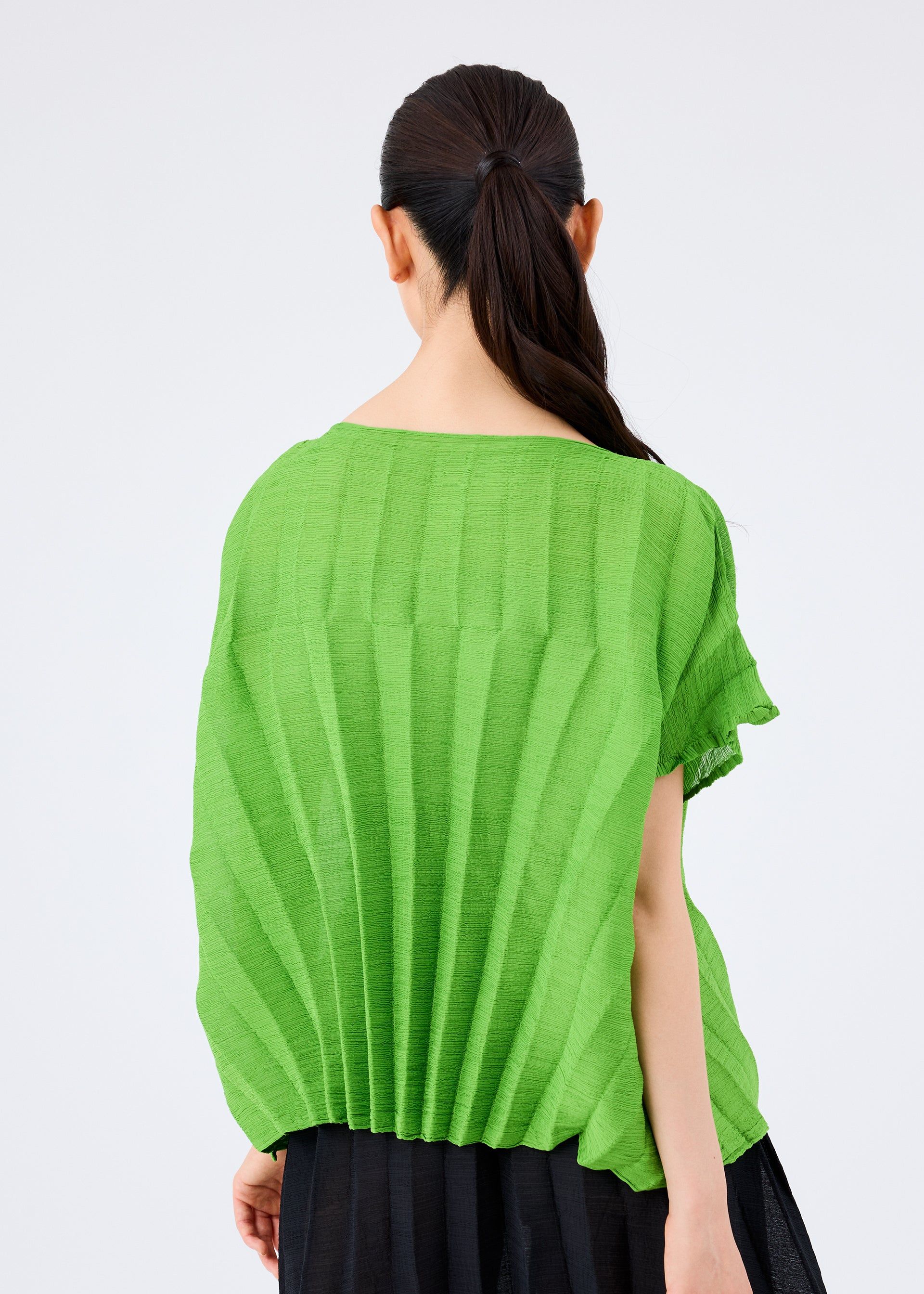 SECTOR SEE-THROUGH CREPE TOP sold by Issey Miyake product image thumbnail 5