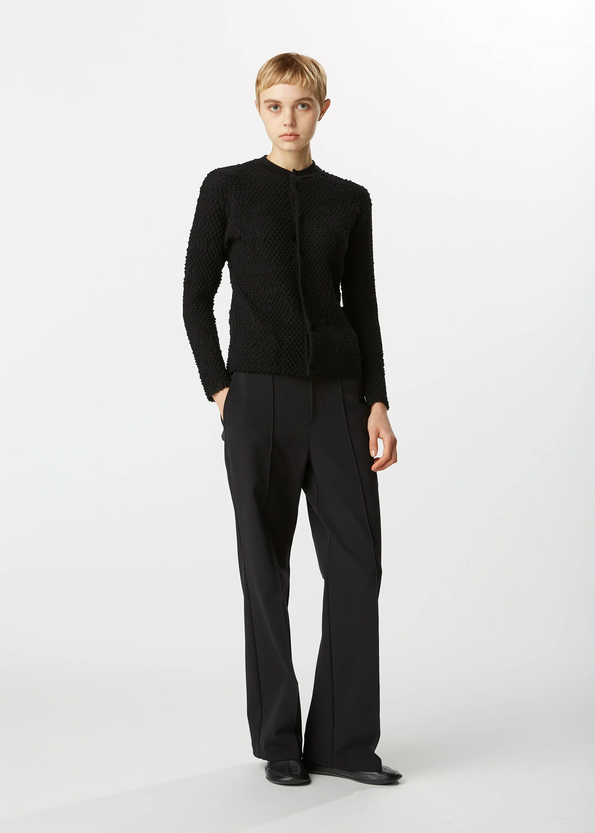 HIGH TWIST WOOL CARDIGAN sold by Issey Miyake product image thumbnail 2