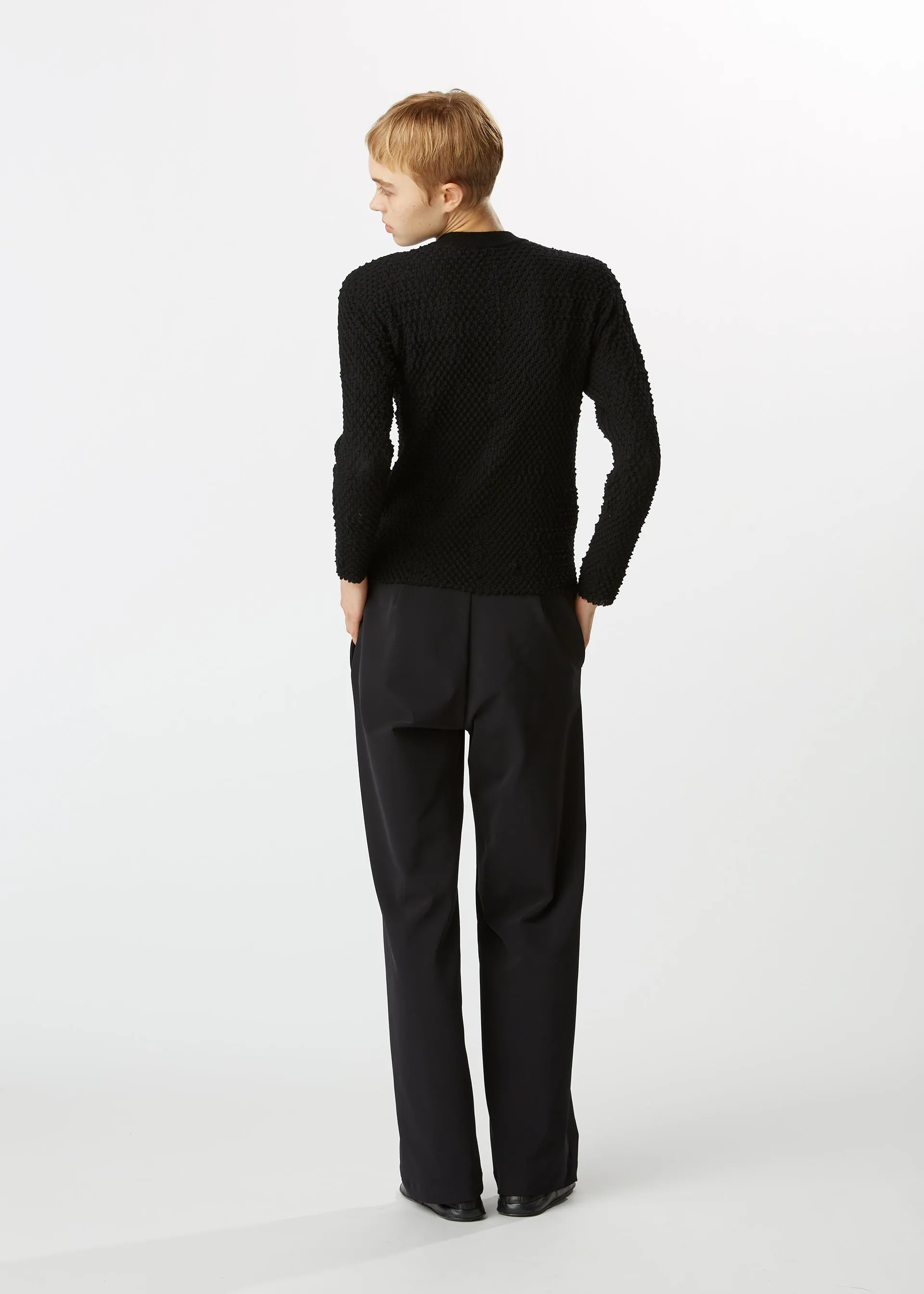 HIGH TWIST WOOL CARDIGAN sold by Issey Miyake product image thumbnail 4