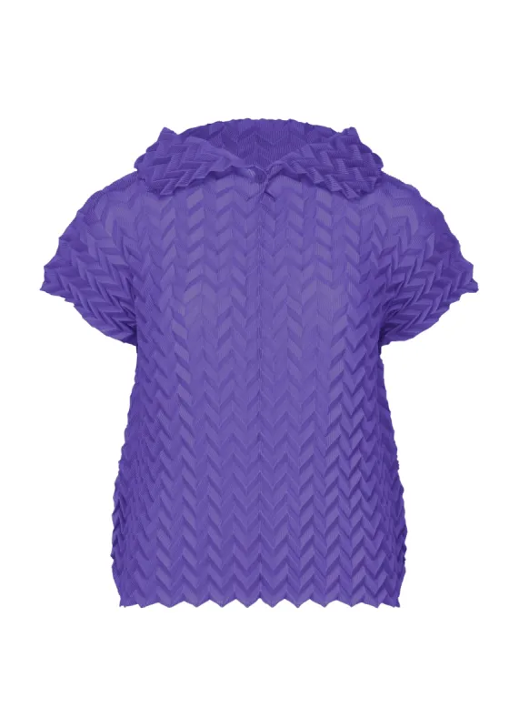 ZIG ZAG PLEATS TOP sold by Issey Miyake