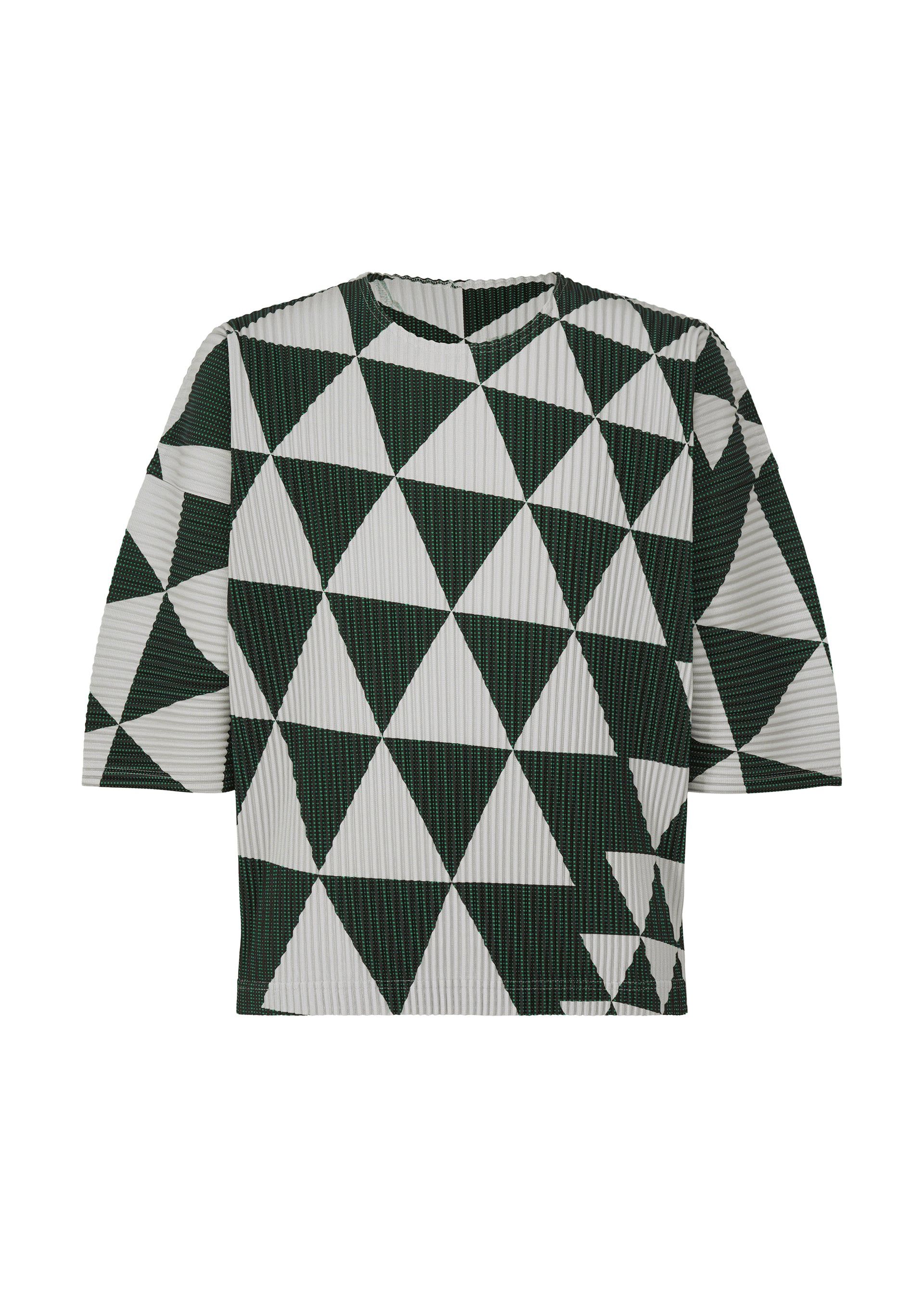 TRIANGULAR GRID T-SHIRT sold by Issey Miyake
