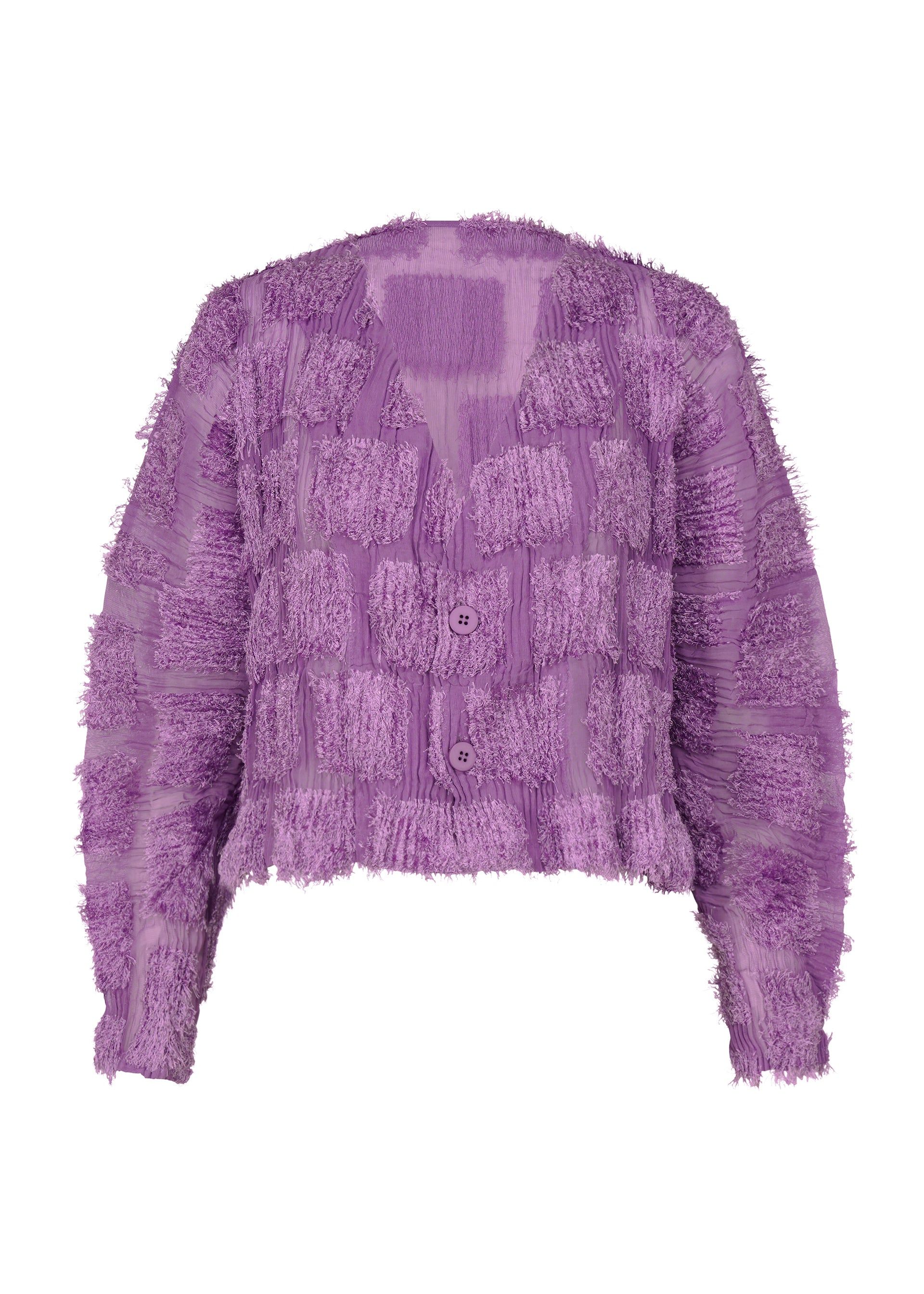 FUZZY PLEATS CARDIGAN sold by Issey Miyake